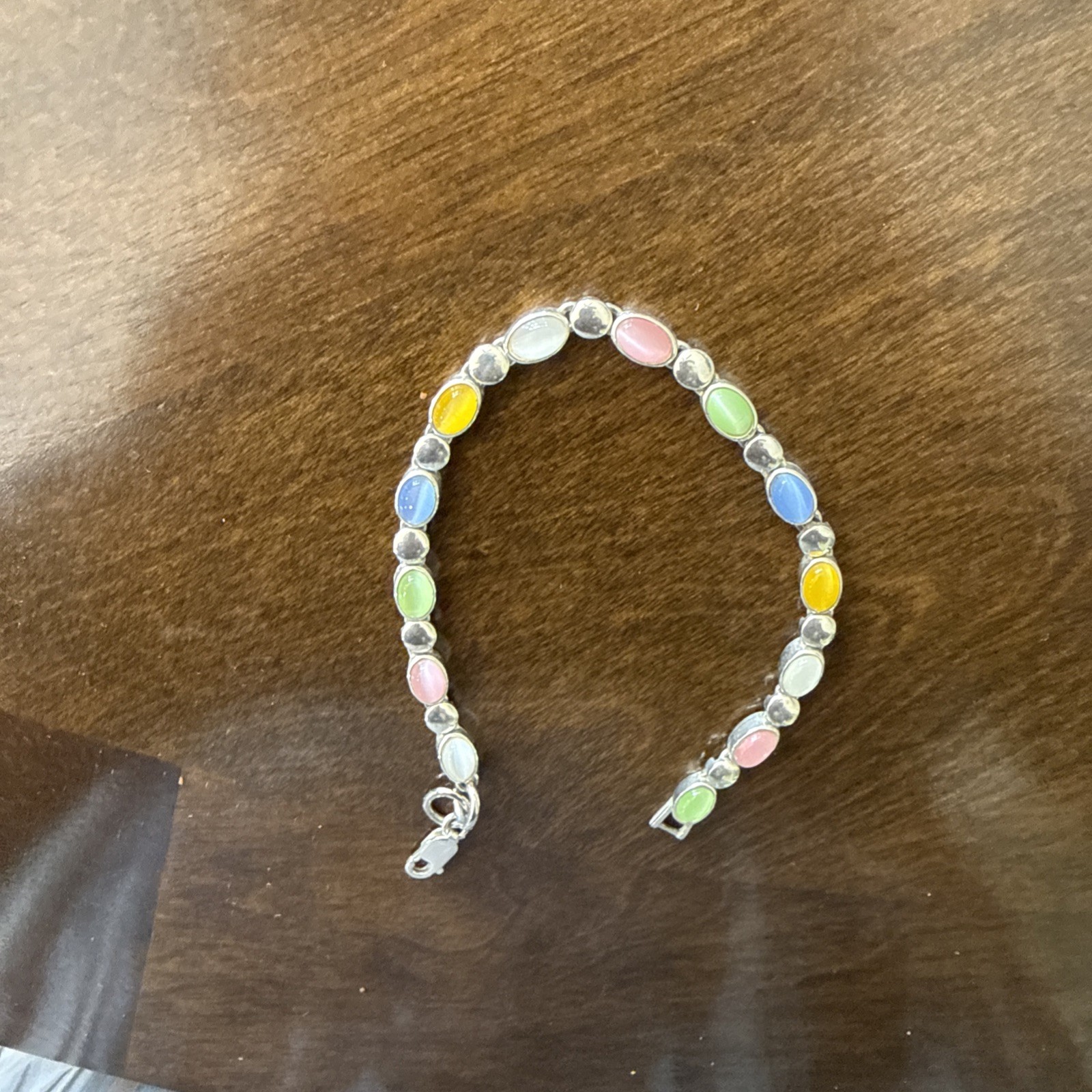 Multi-Color Tutti Frutti Station Bracelet Premier Designs Cat’s Eye Glass