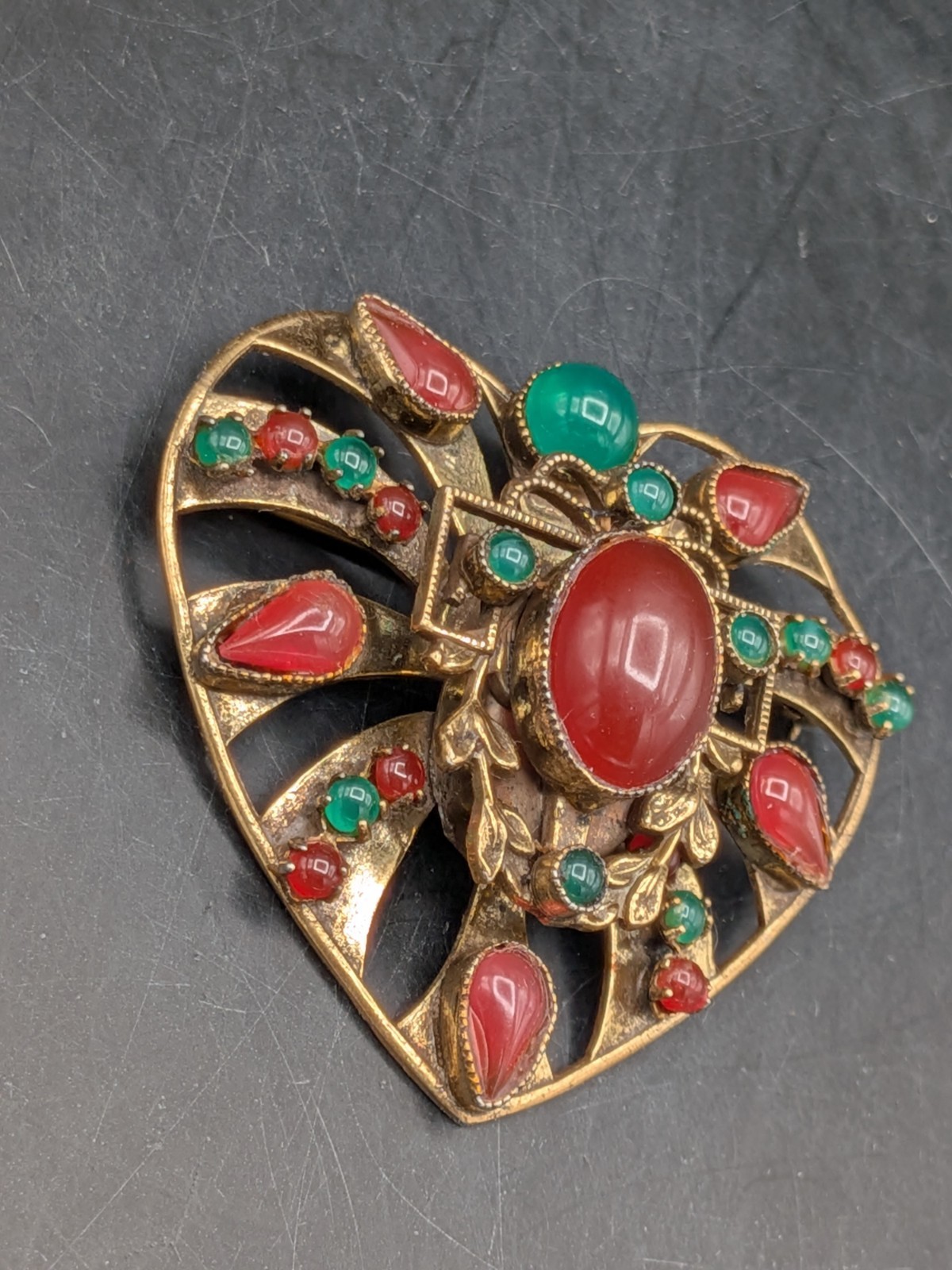 RARE Vintage Original by Robert Heart Brooch