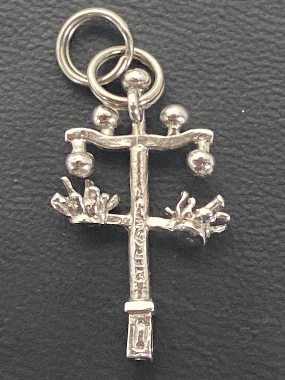 Vintage Sterling Slver Charm Figural 3D Lamp Post