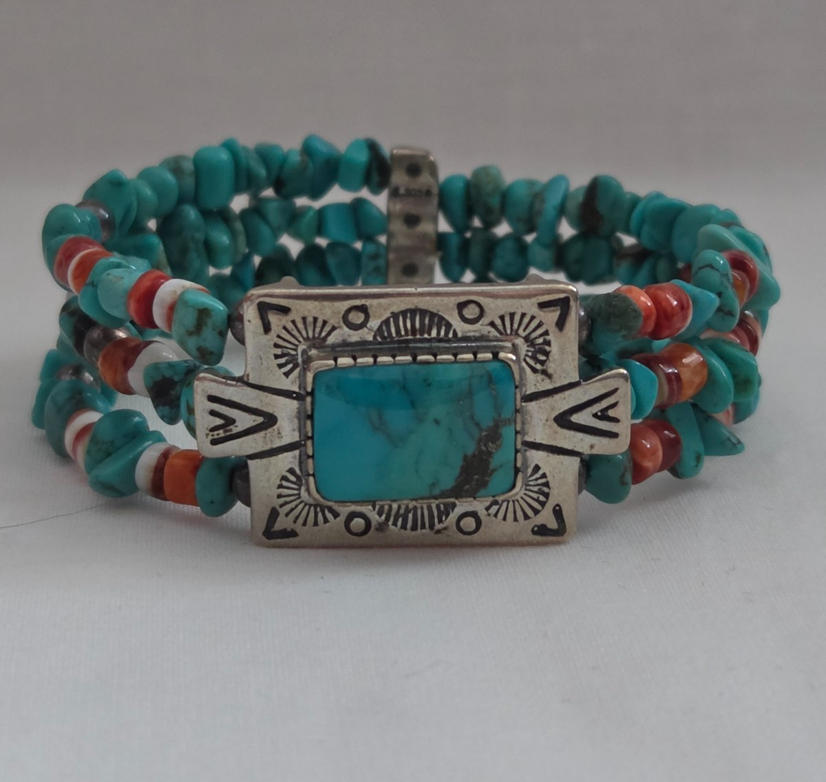 Carolyn Pollack Relios Turquoise Sterling Bracelet