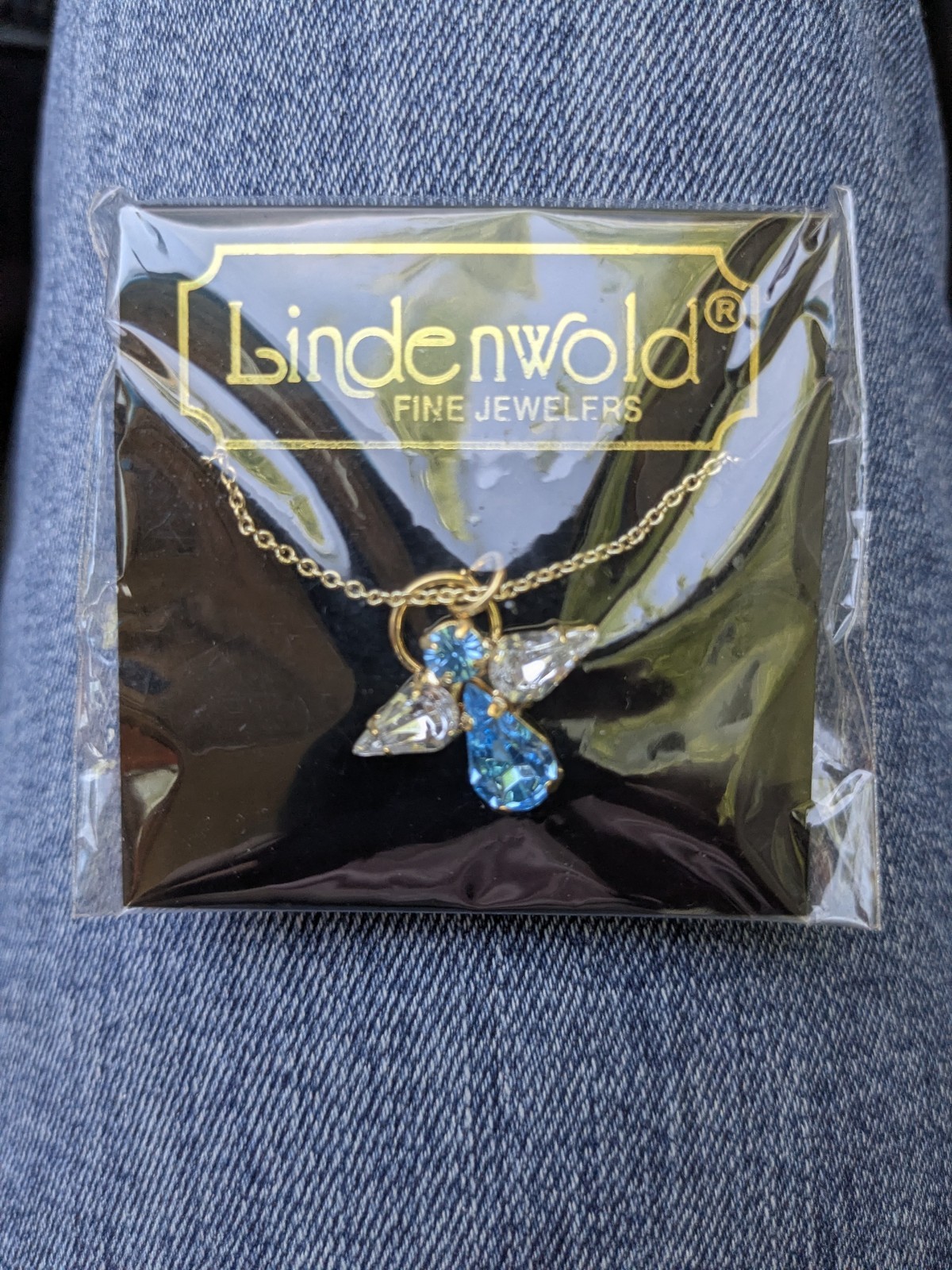 Lindenwold Fine Jewelers Necklace with Angel Pendant – New old stock