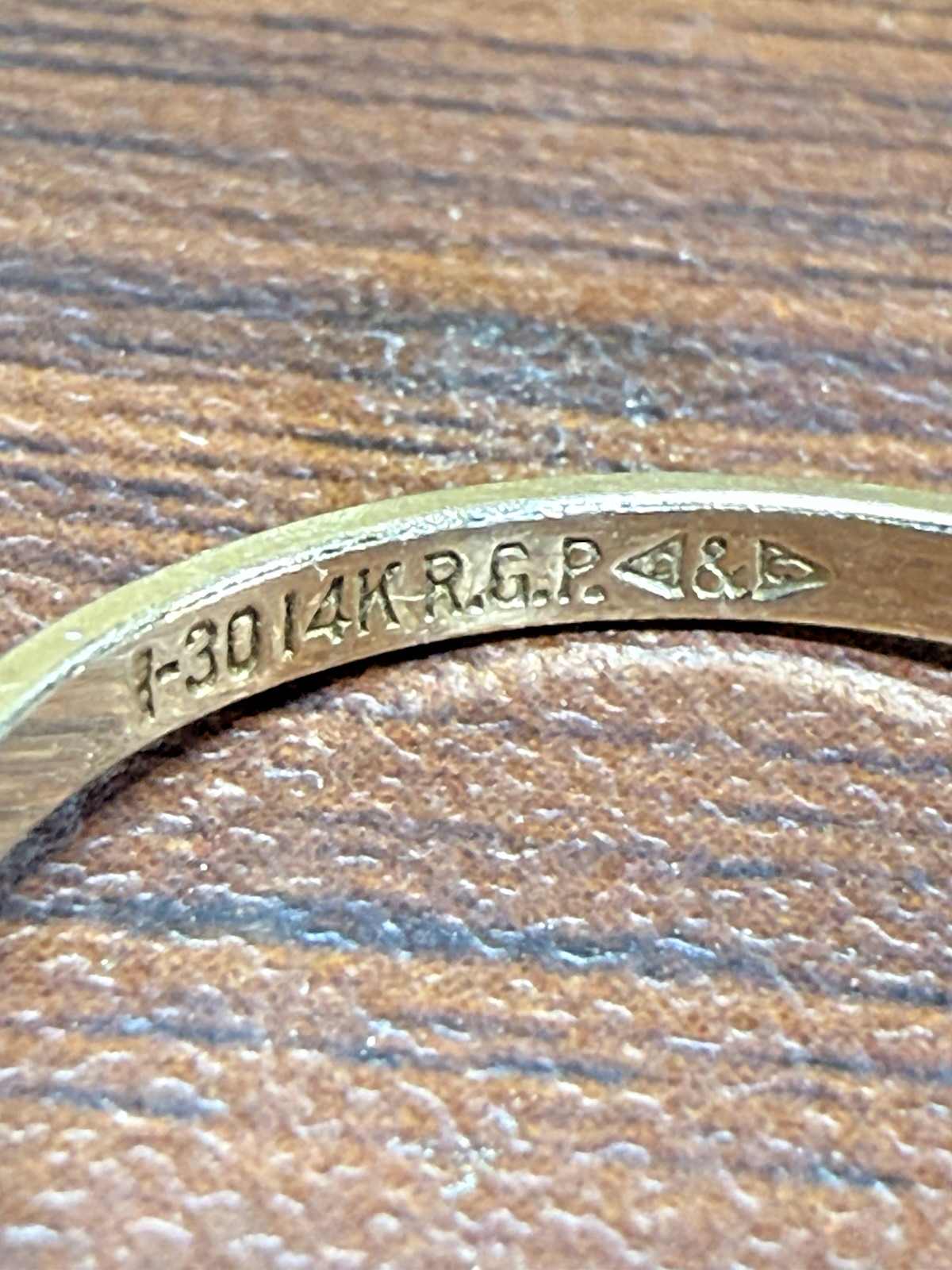 Victorian Gold-Filled Clark & Coombs Daughters of Rebekah Fraternal Ring Antique