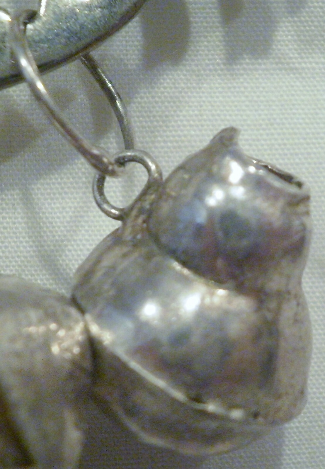 Vintage Pewter Charm Pin Brooch With 6 Charms or Necklace