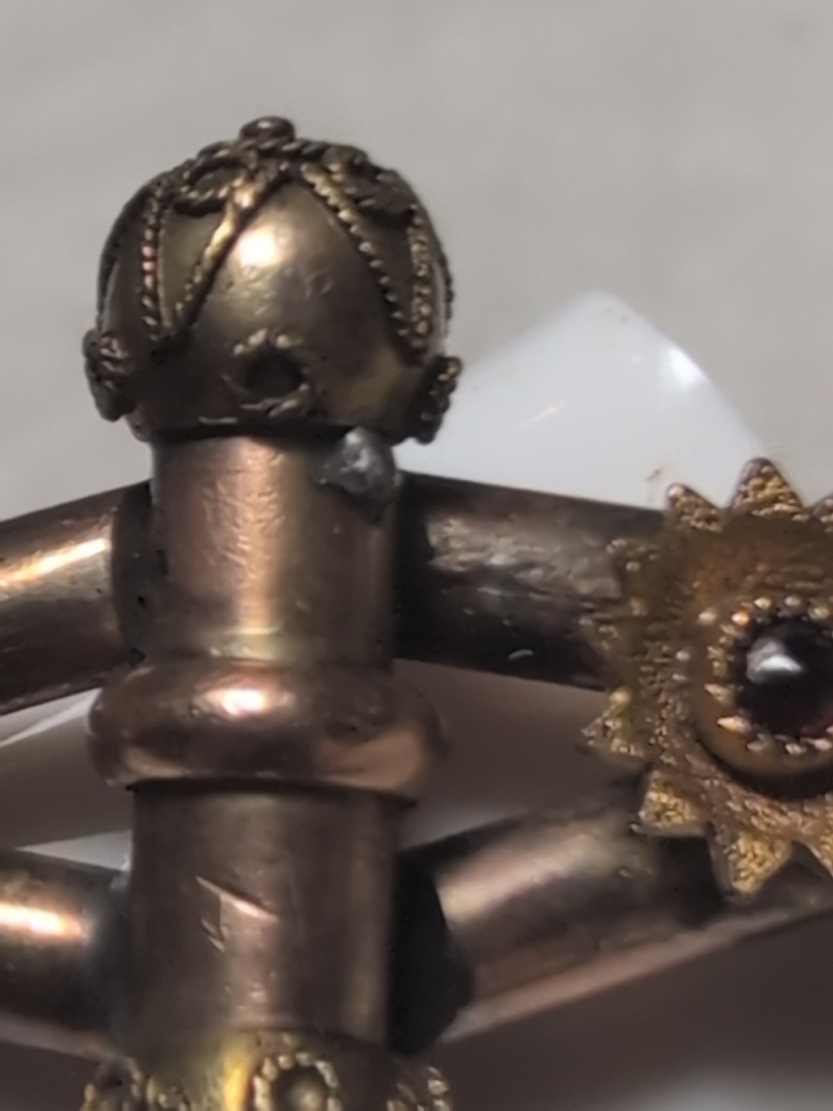 Antique Gold Filled Victorian Hinged/Clamper Bracelet 6 1/2 Inch