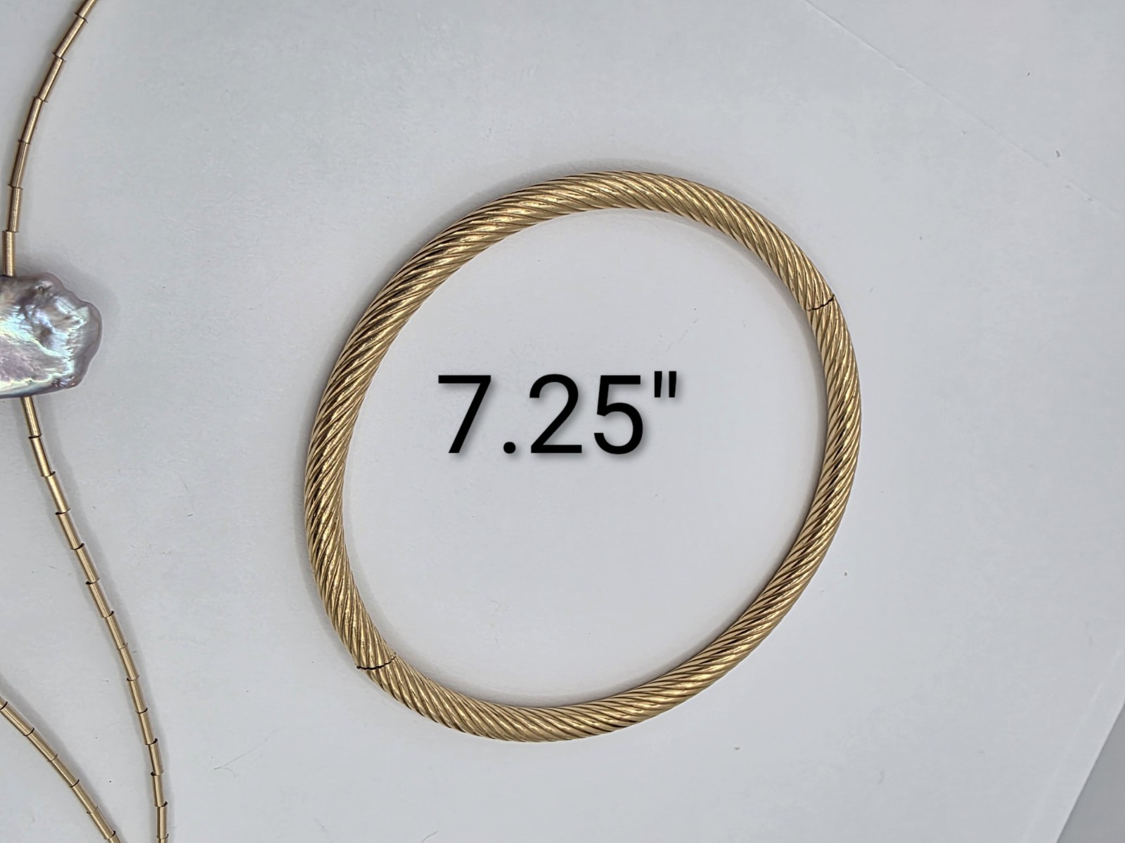 Vintage Gold Filled Jewelry 14K GF Marathon Bracelet Pearl Necklace 20g *read