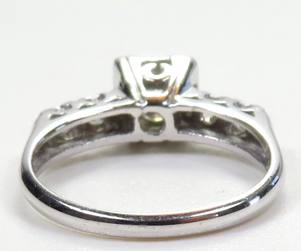 Antique Deco 1920’s European Diamond Engagement 13K Ring Size 5.25 UK-K EGL USA