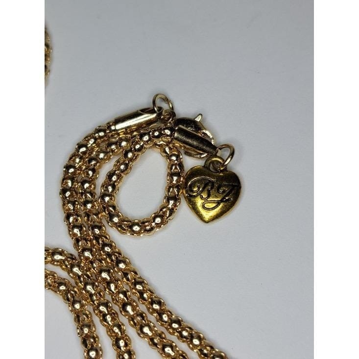 Vintage Betsey Johnson Lobster Pendant Necklace Rhinestone Enamel Statement