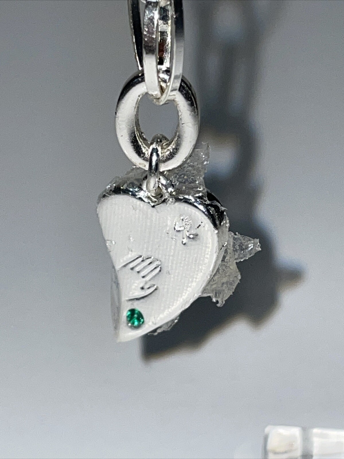 HSN Evolve John Edward Silvertone Hand On My Heart Fashion Jewelry Set READ A311