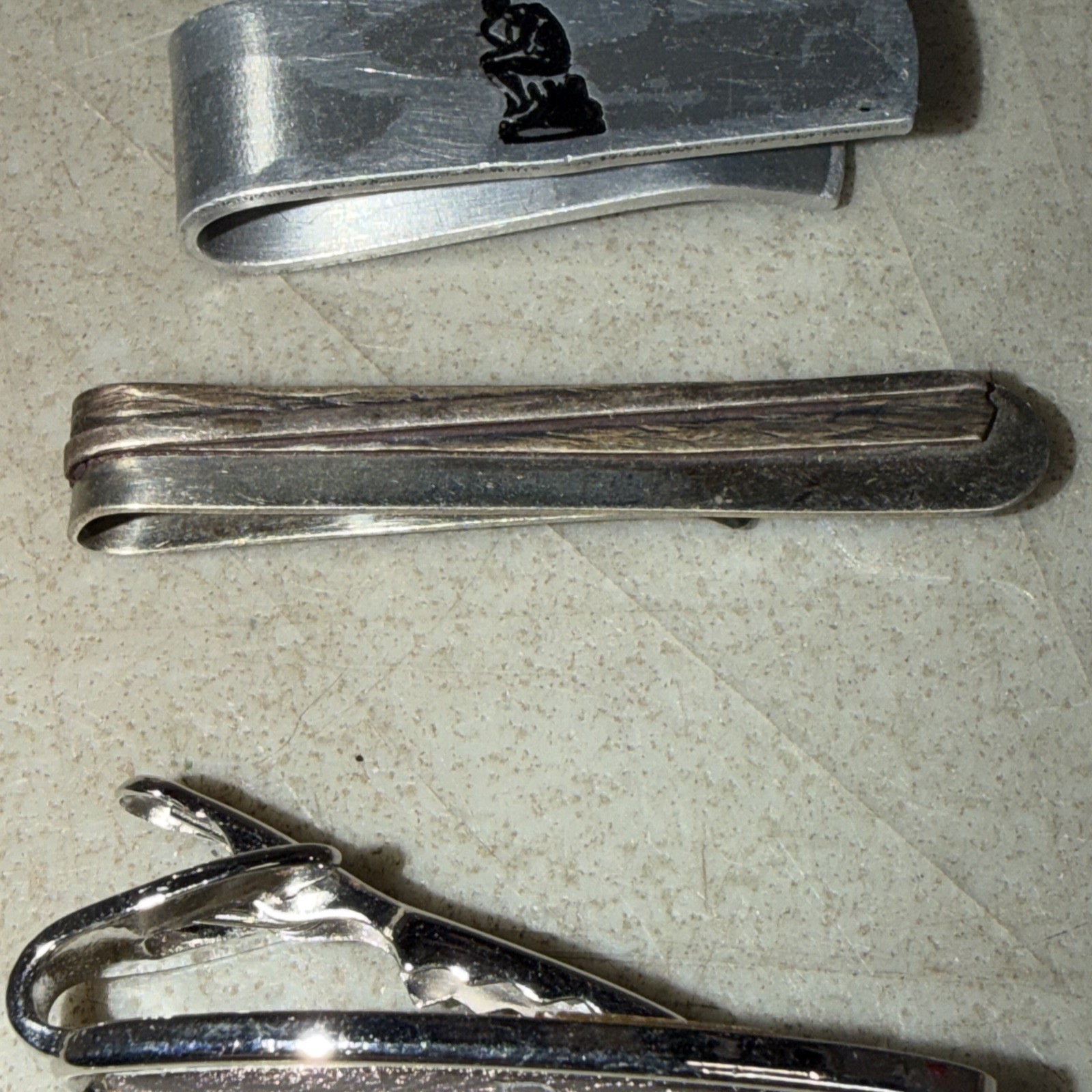 12 Vintage Tie Clips Dante, Swank, Continental & More