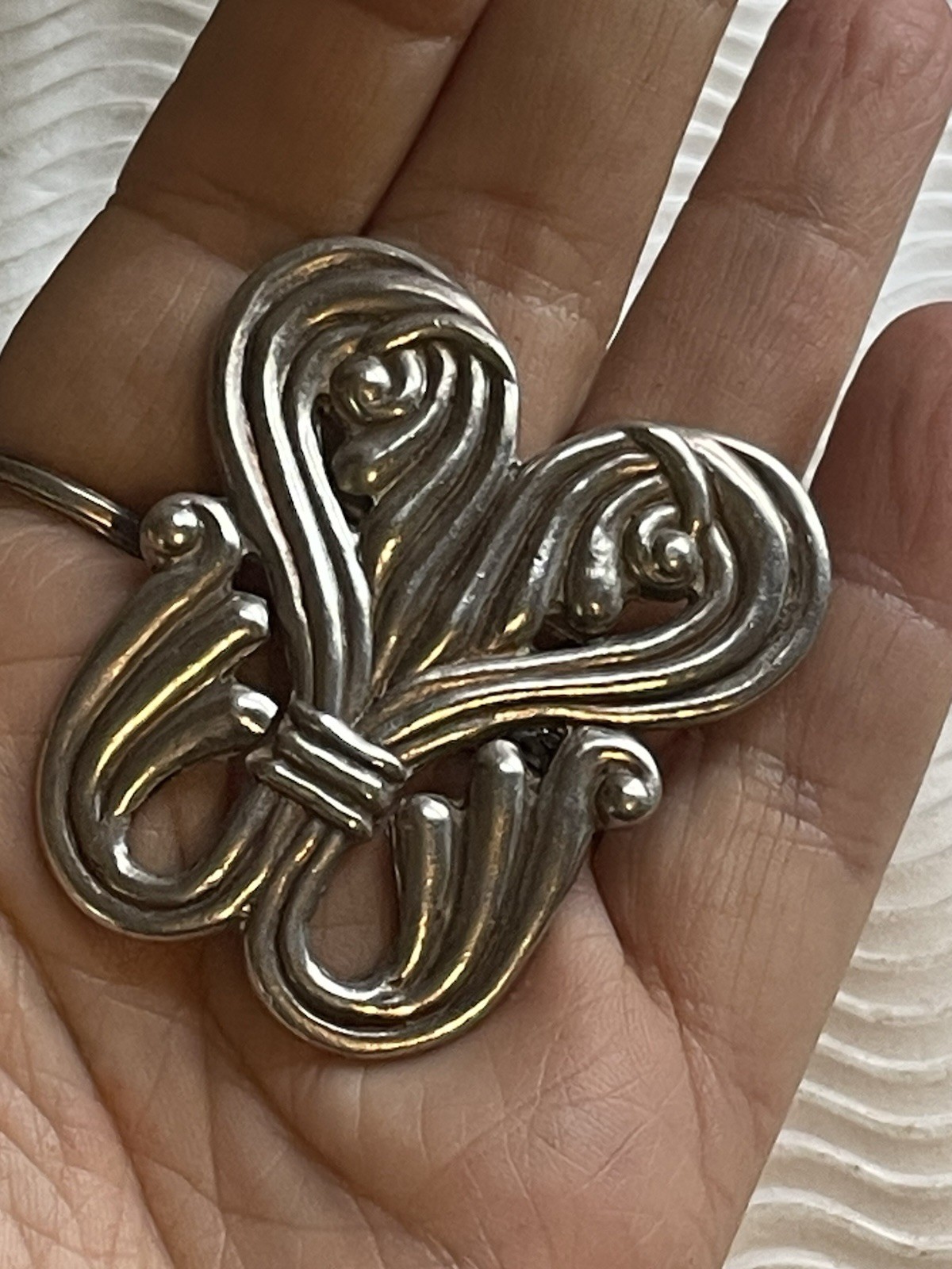 Vintage 1940s Los Castillos Taxco Sterling Silver Pin/Brooch. #517p