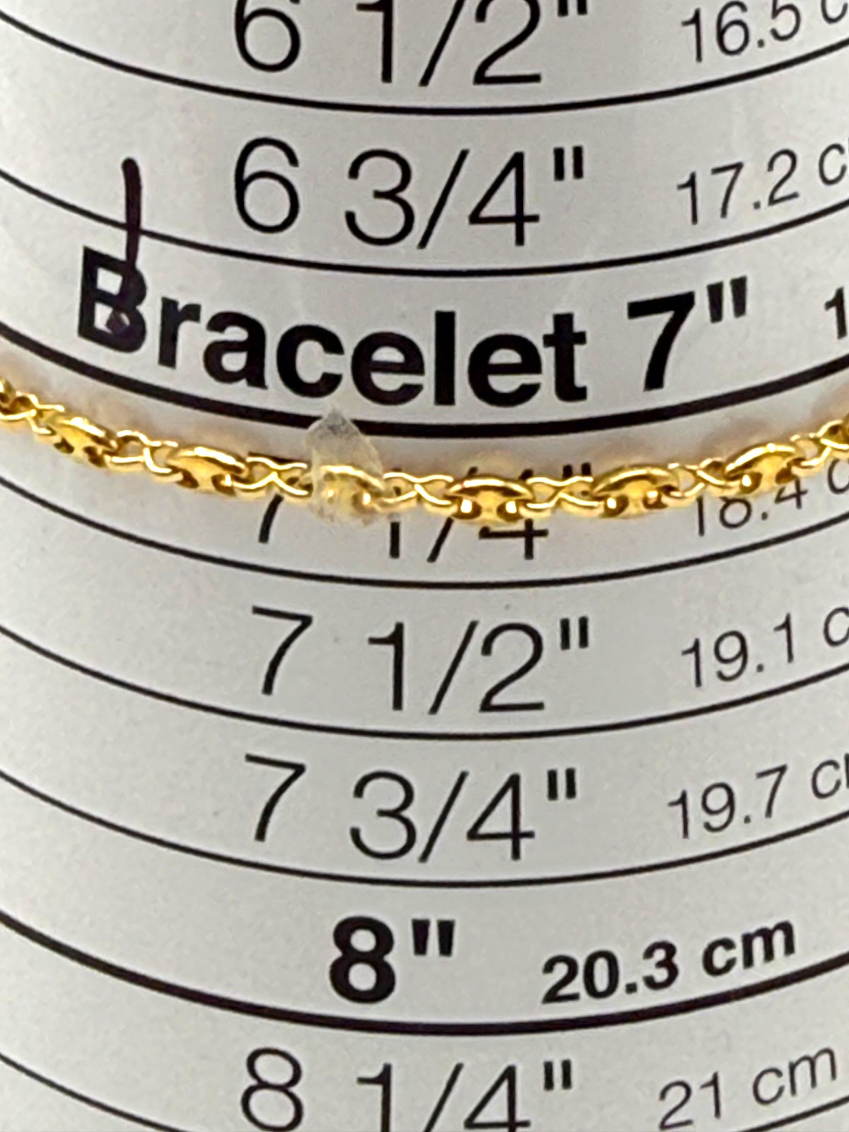 Vintage Monet Bracelet Size 7 Gold Tone Mariner Link Chain w/ Sister Clasp