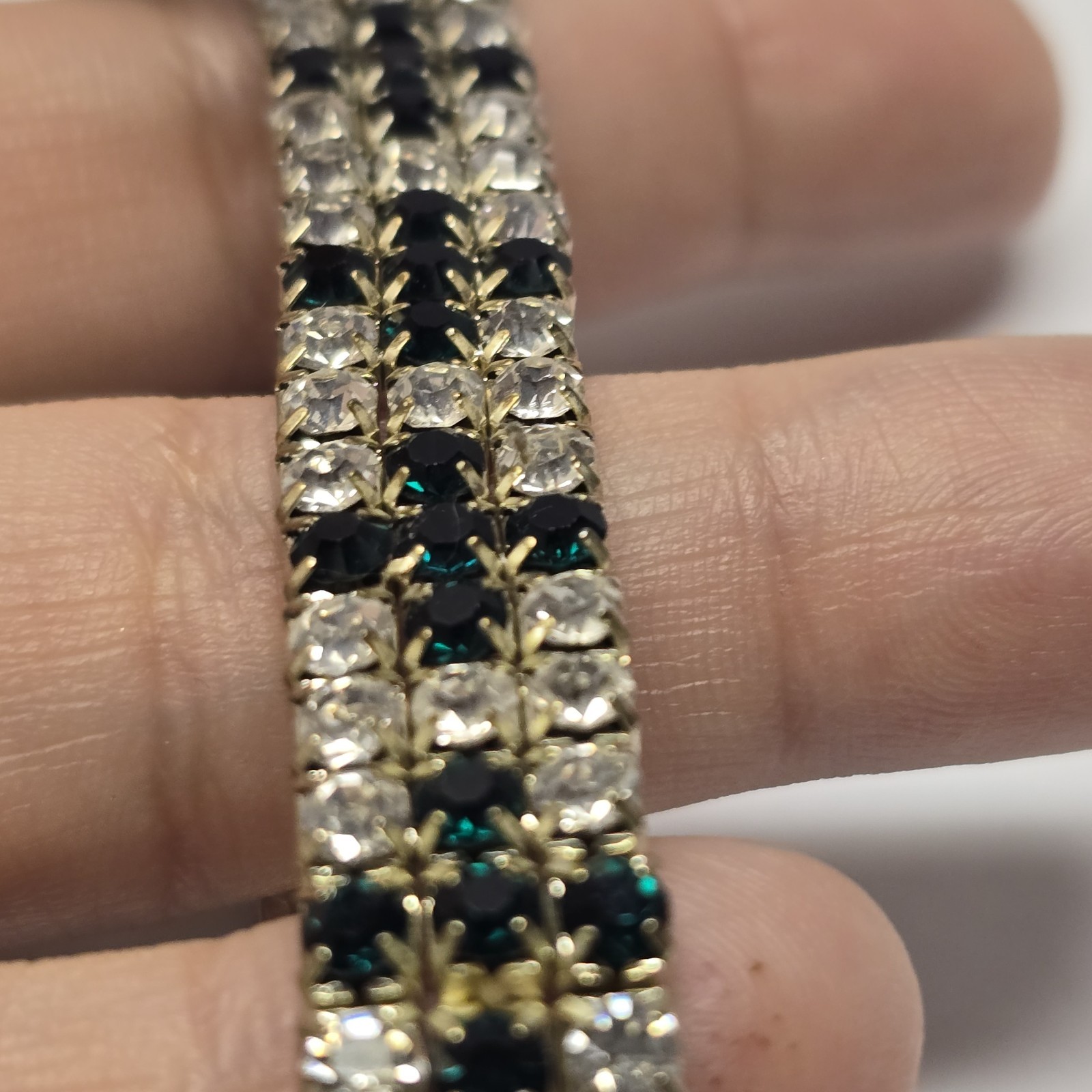 Rhinestone Bracelet Lot Of 4