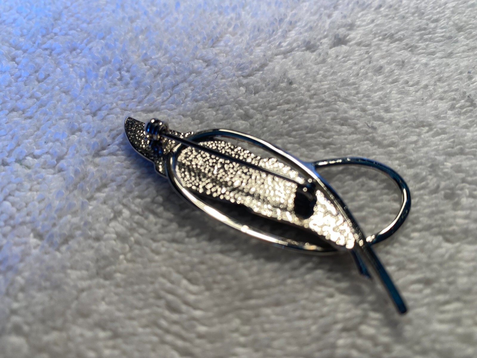 Vintage Ataahua Silver/Blue Pin/Brooch