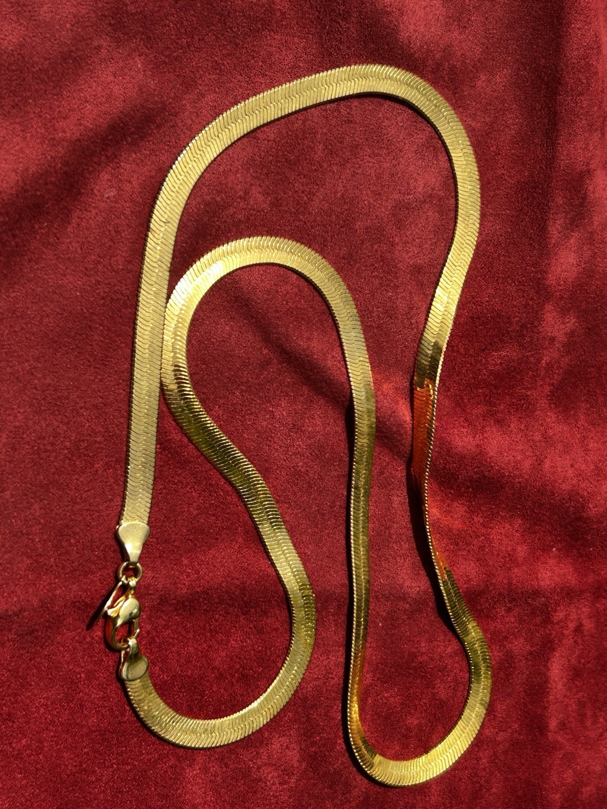 Premier Designs Wheat Chain Necklace 23in Gold Tone Thick Vintage Classic