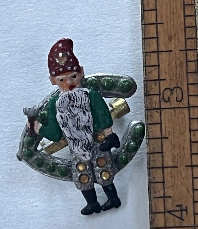 Leprechaun St. Patrick’s Pin Brooch