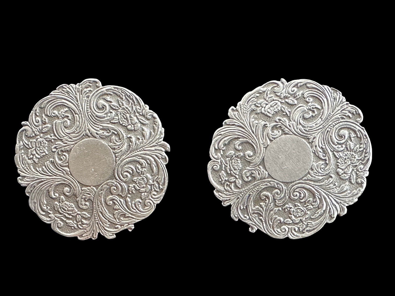Pair Of Vintage Salisbury Pewter Brooches P403, Lot Of 2