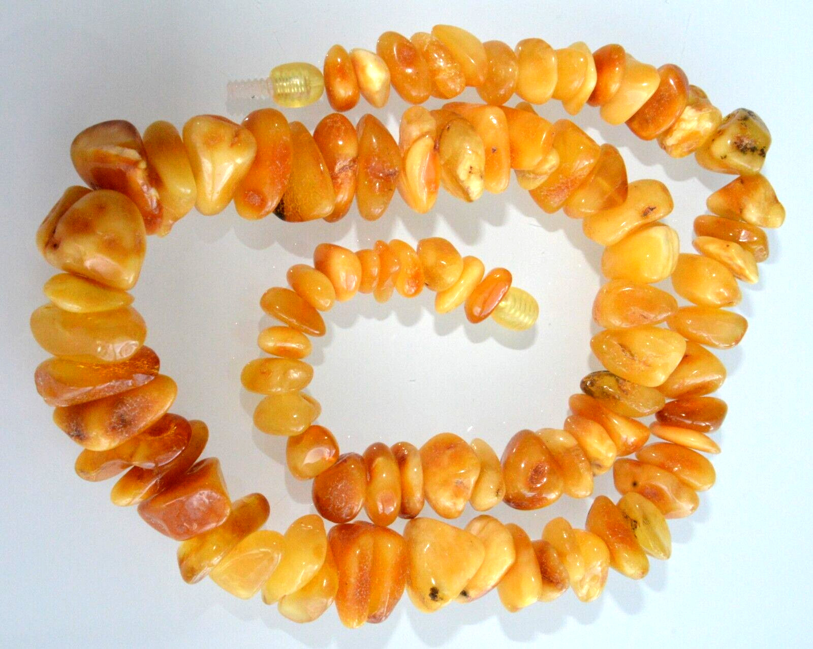 ✅52cm = 54gr RUSSIAN SOVIET BALTIC AMBER BEAD NECKLACE 琥珀 BRACELET STONE PENDANT