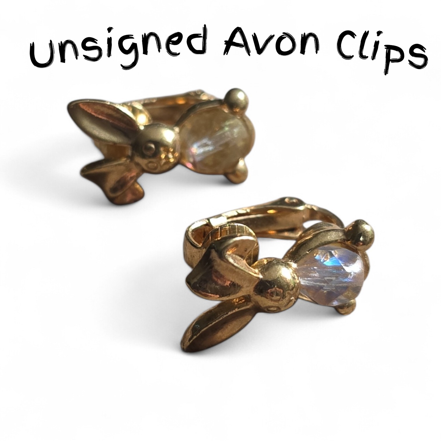 Vintage Clip Screwback Earring Lot Monet Napier Avon