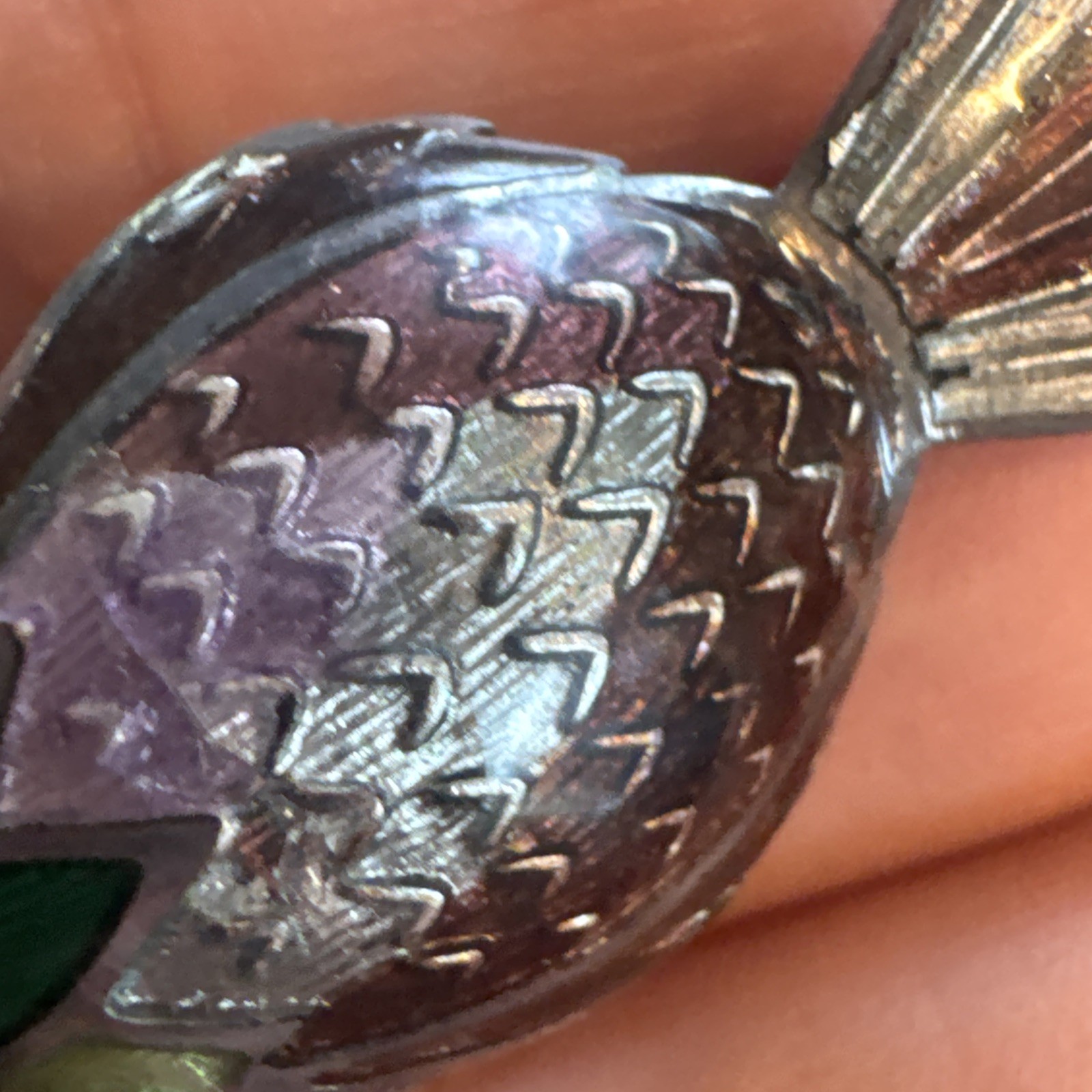 Vintage TAXCO 980 Silver Owl Bird Brooch Pin Mexico Maya Enamel Whimsical Boho