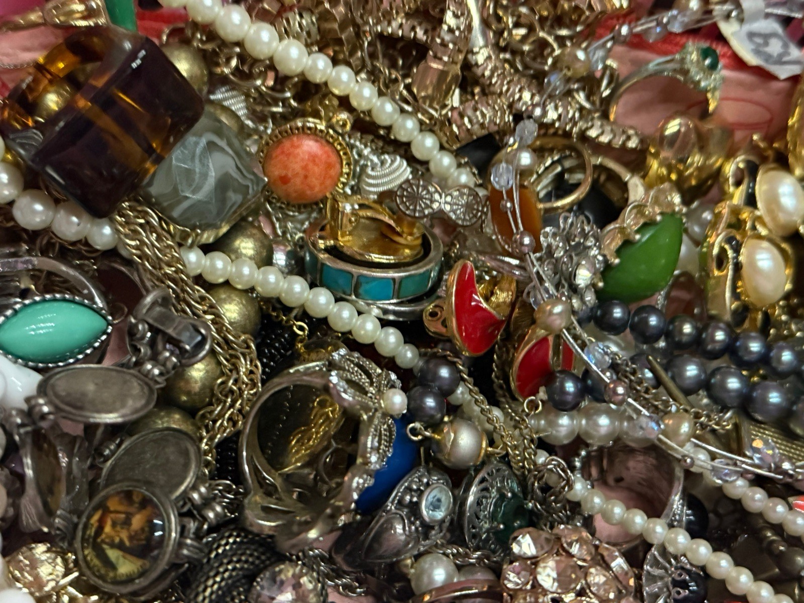 Vintage • Antique • Modern • Estate Sorted Mix Jewelry Wholesale Grab Bag