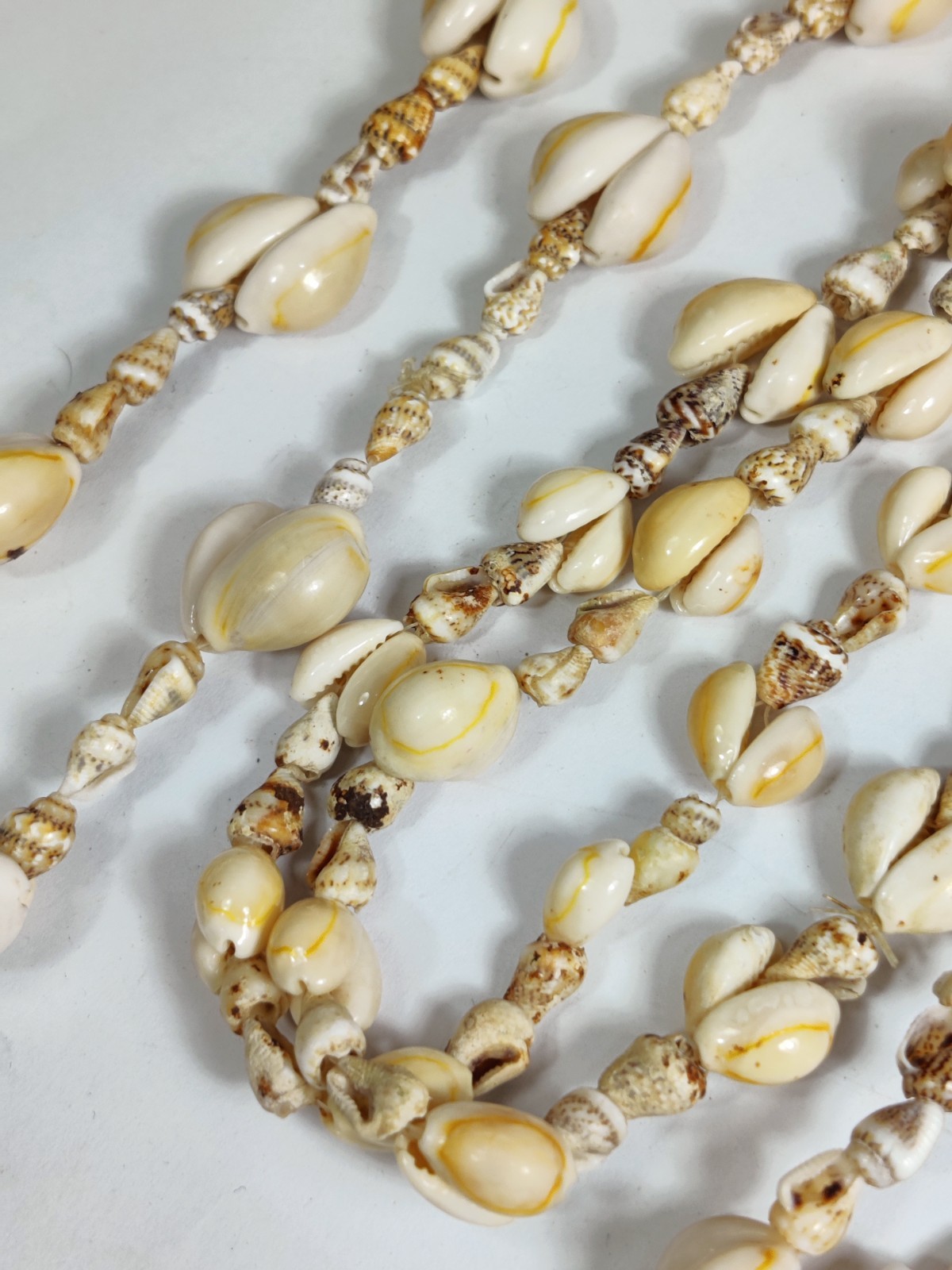 Vintage Mother of Pearl & Sea Shell Jewelry Lot | Natural Beach Necklace Set