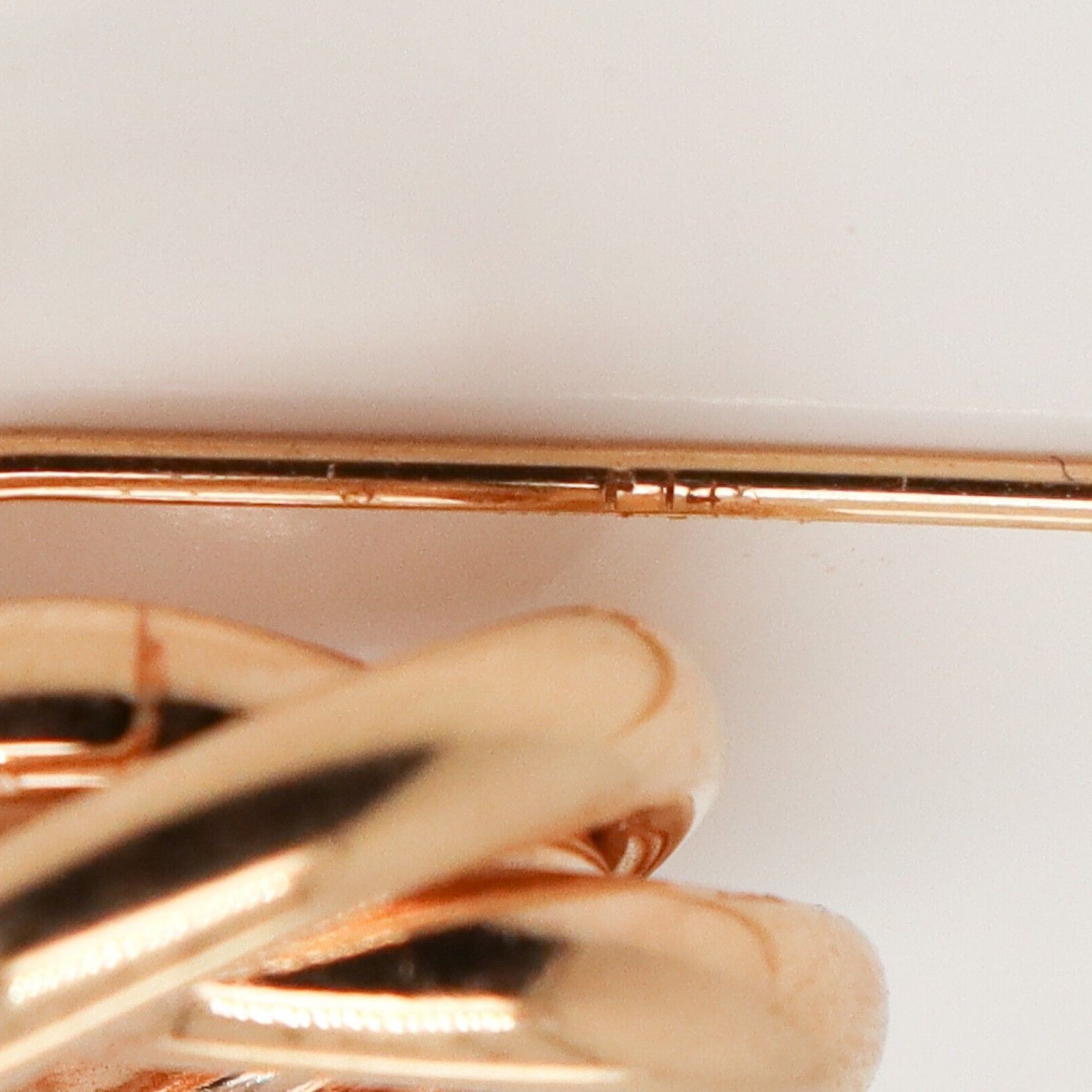 Large Mid-Century 14 Karat Gold Love Knot Stick Pin – 14k VR