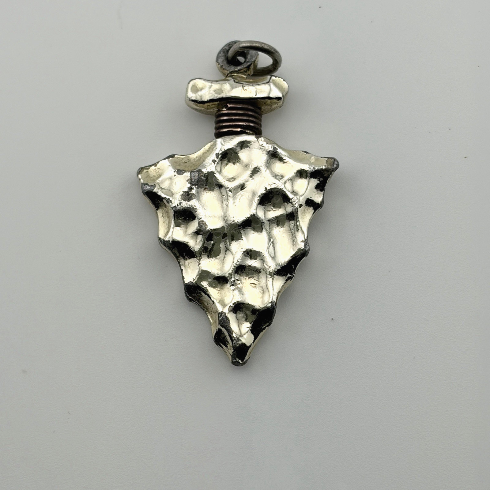 Vintage Miniature Indian Head BUFFALO NICKEL 1938 Arrowhead Pendant