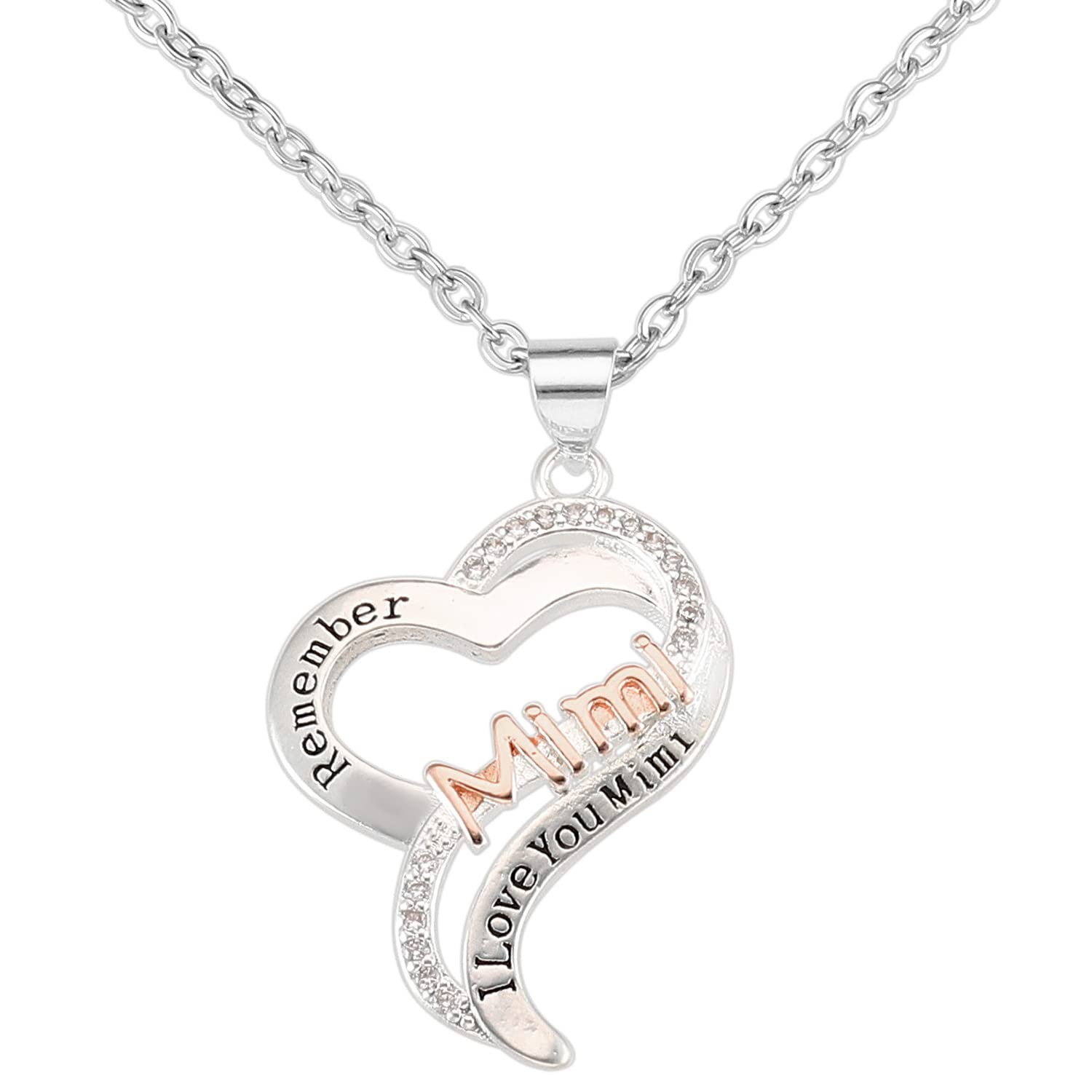 AHAETH Gifts for 26*20mm/1*0.78″ (pendant), 46+5cm/18+2″ (necklace), White