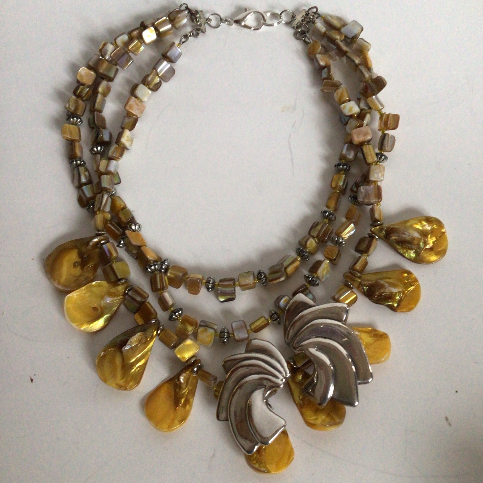 GORGEOUS SEBBAG VON MUSULIN NECKLACE PENDANTS STERLING