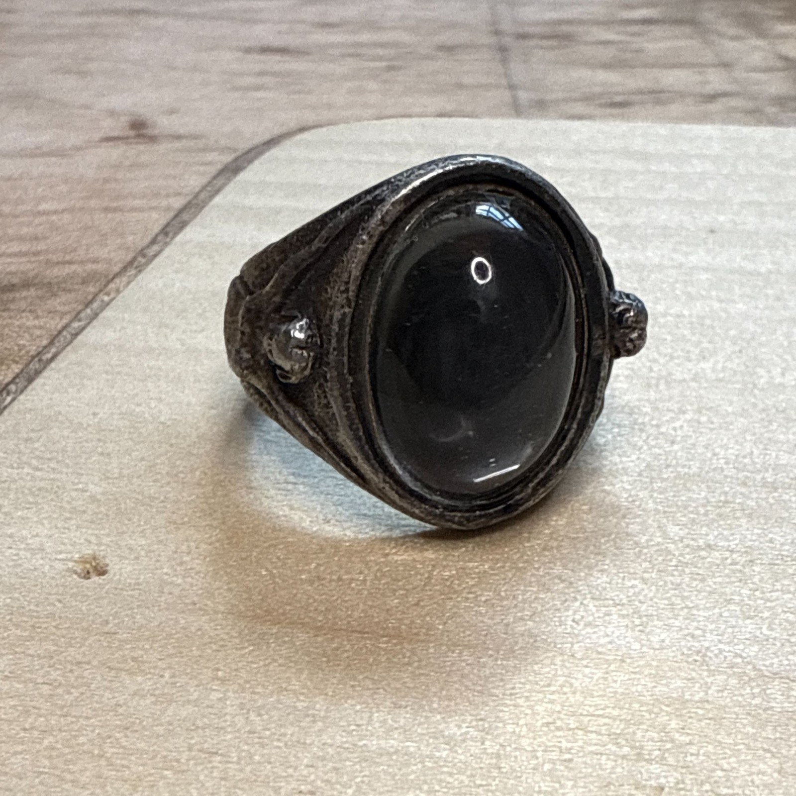 Brutalist Art Jewelry Ring | Figural Male & Female Forms | WLP Signed Studio Sil