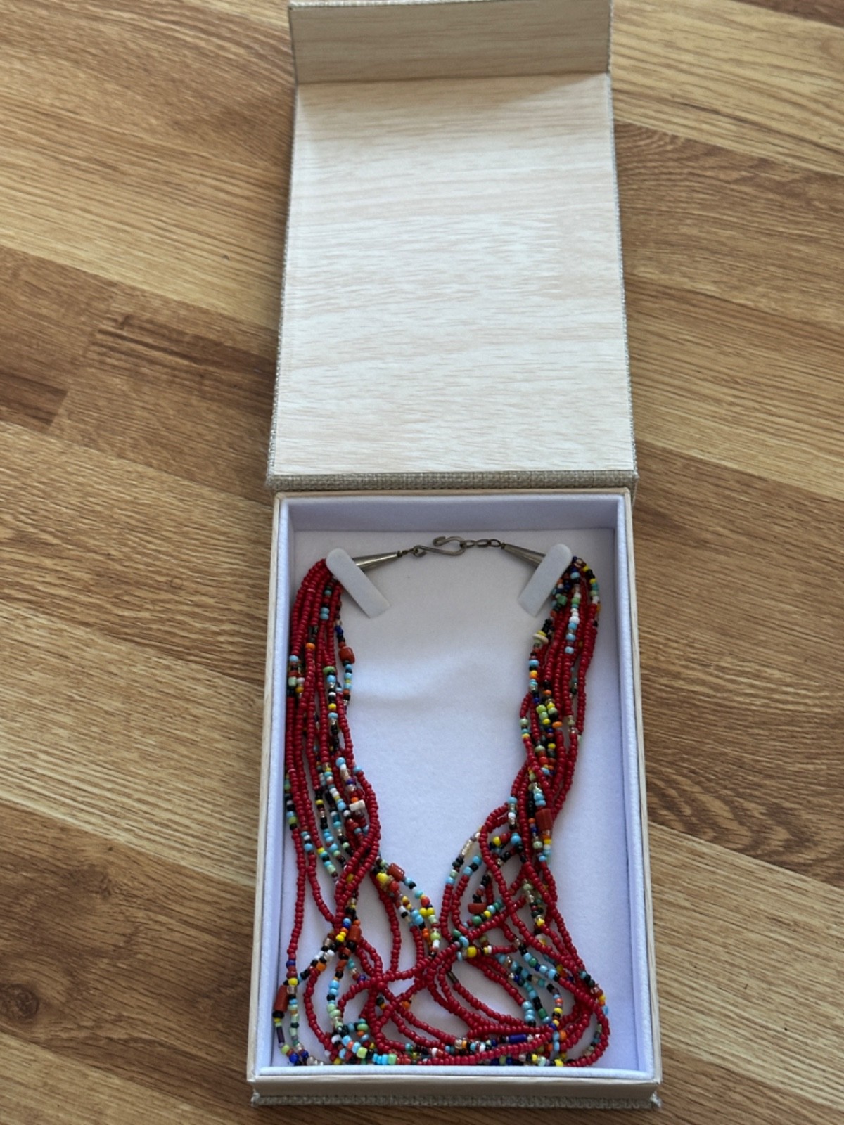 MULTI STRAND NECKLACE Southwestern Native American Style Boho 11 STRANDS