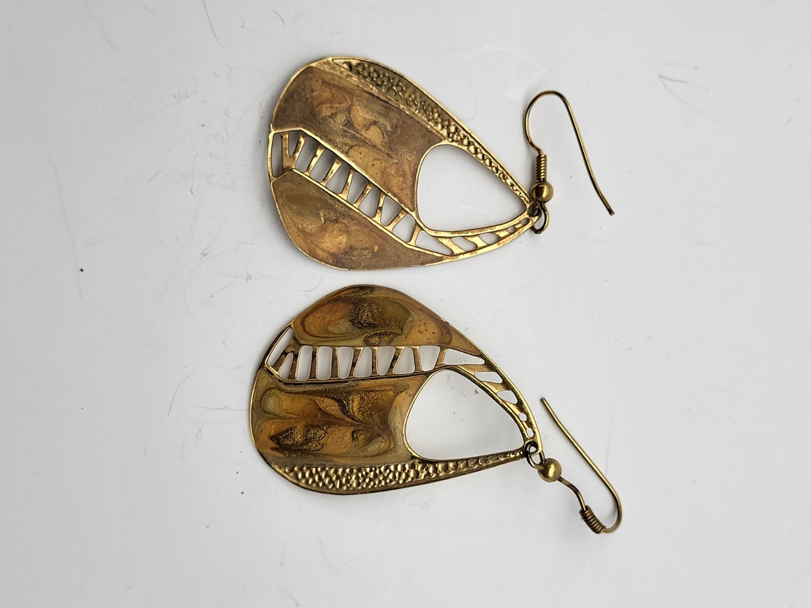 Vintage Enamel Berebi earrings earthtones