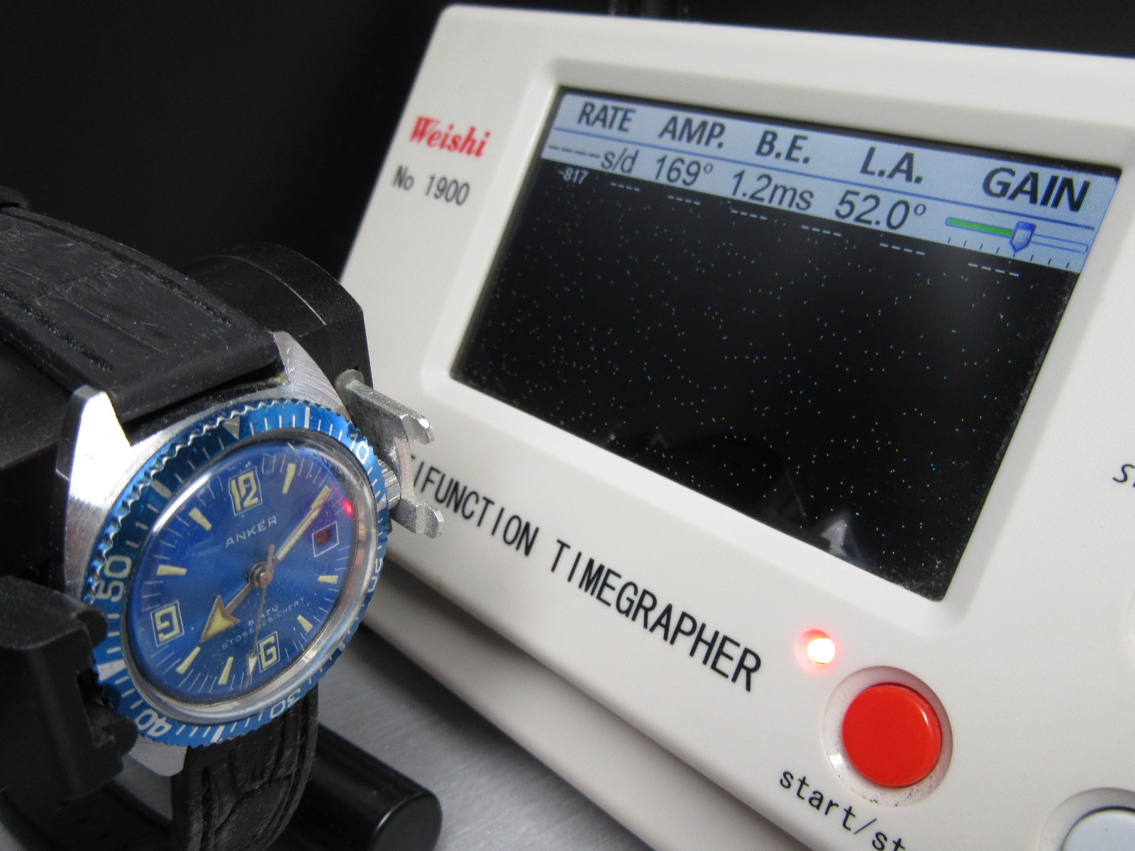 G763 Vintage Meister Anker Skin Diver Hand-Wind Watch