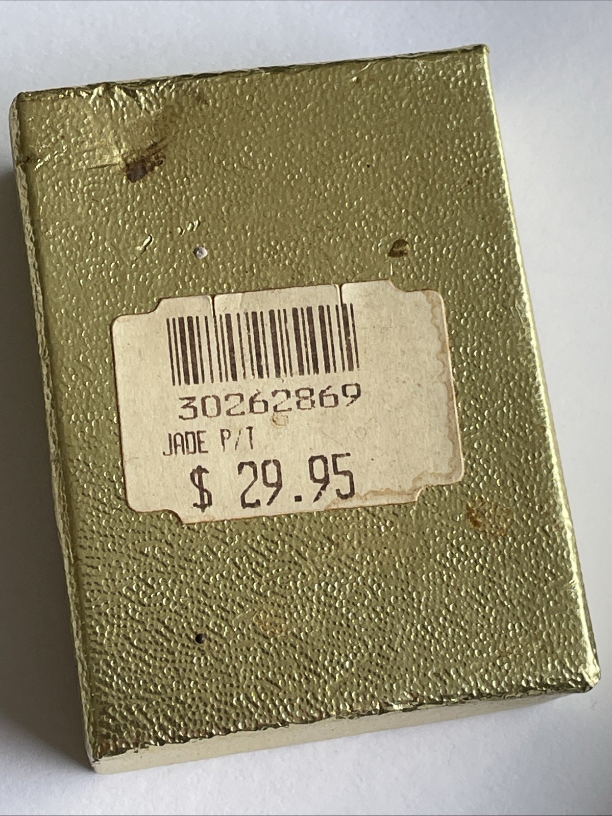 Vintage In Box Genuine Jade Pendant Necklace