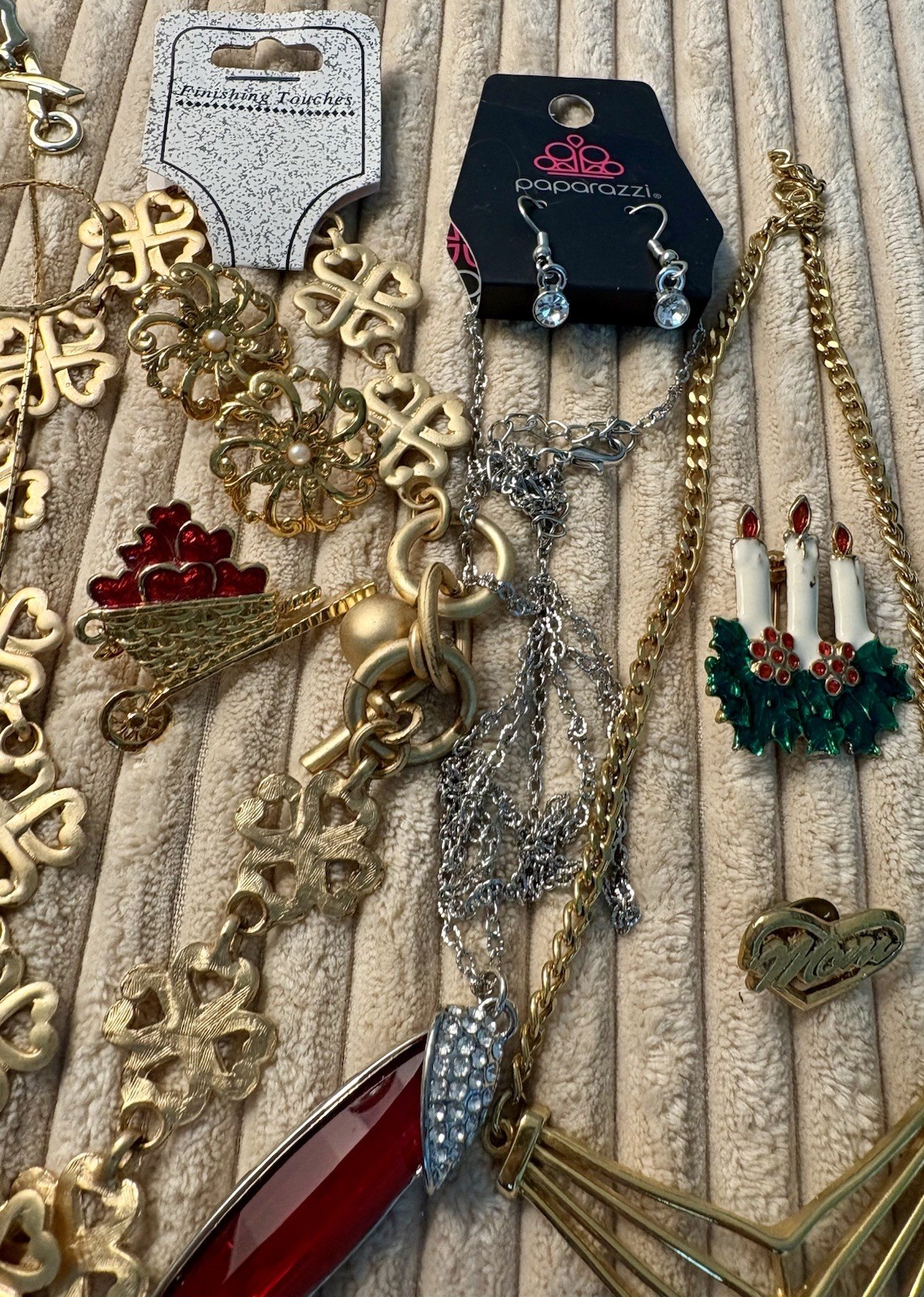 5oz. Vintage To Modern Fashion Jewelry Lot Crafting Costume