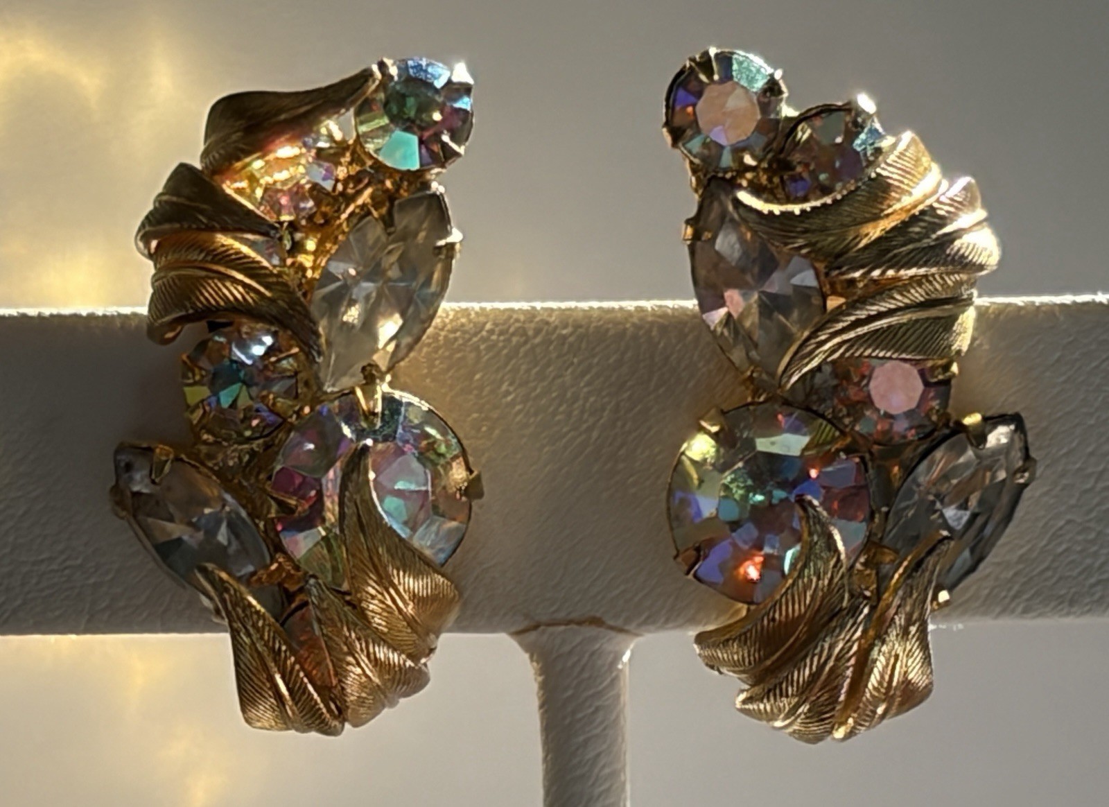 Verified Juliana D&E Venus Flame Clear Navettes Earrings Book Piece Page 246