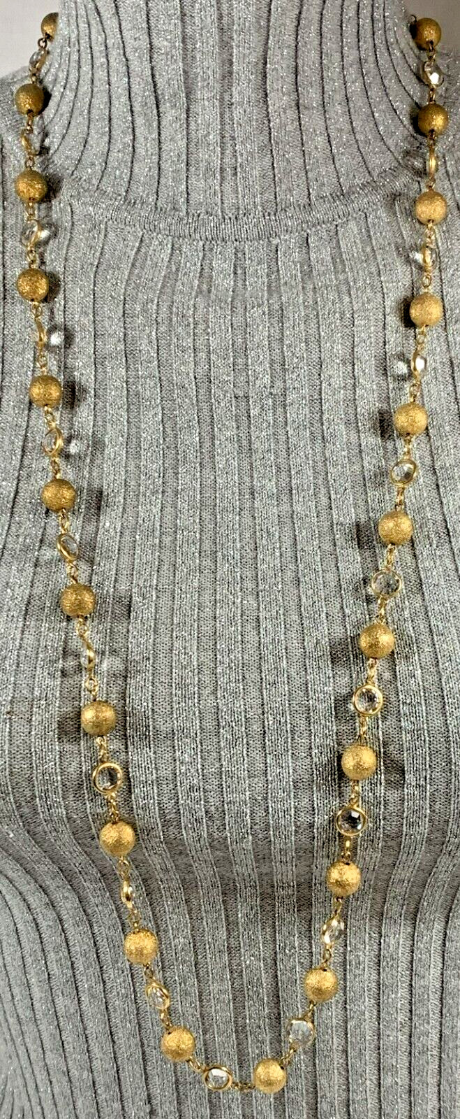AUSTRIAN CRYSTAL USA Necklace 35″
