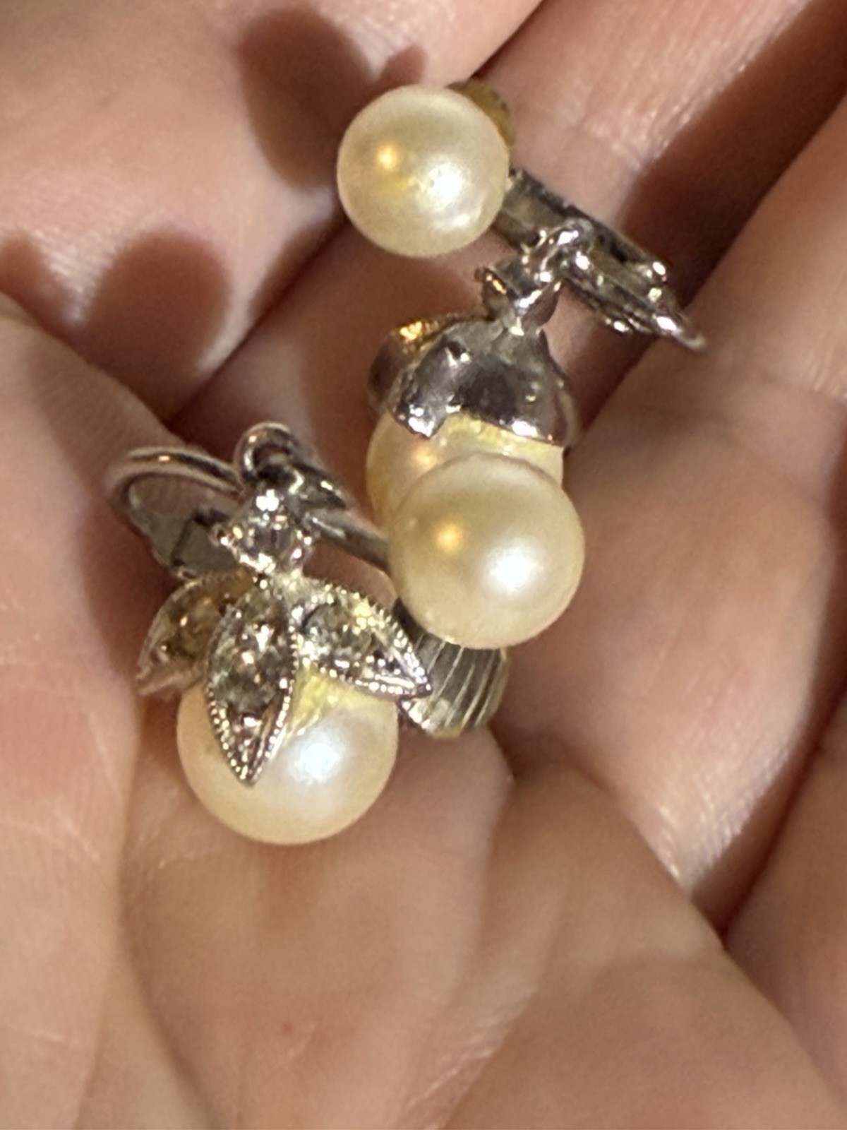 Lot of 7 Vintage 60’s Era Earrings Clip On Screw Back MCM Trifari Gold Silver