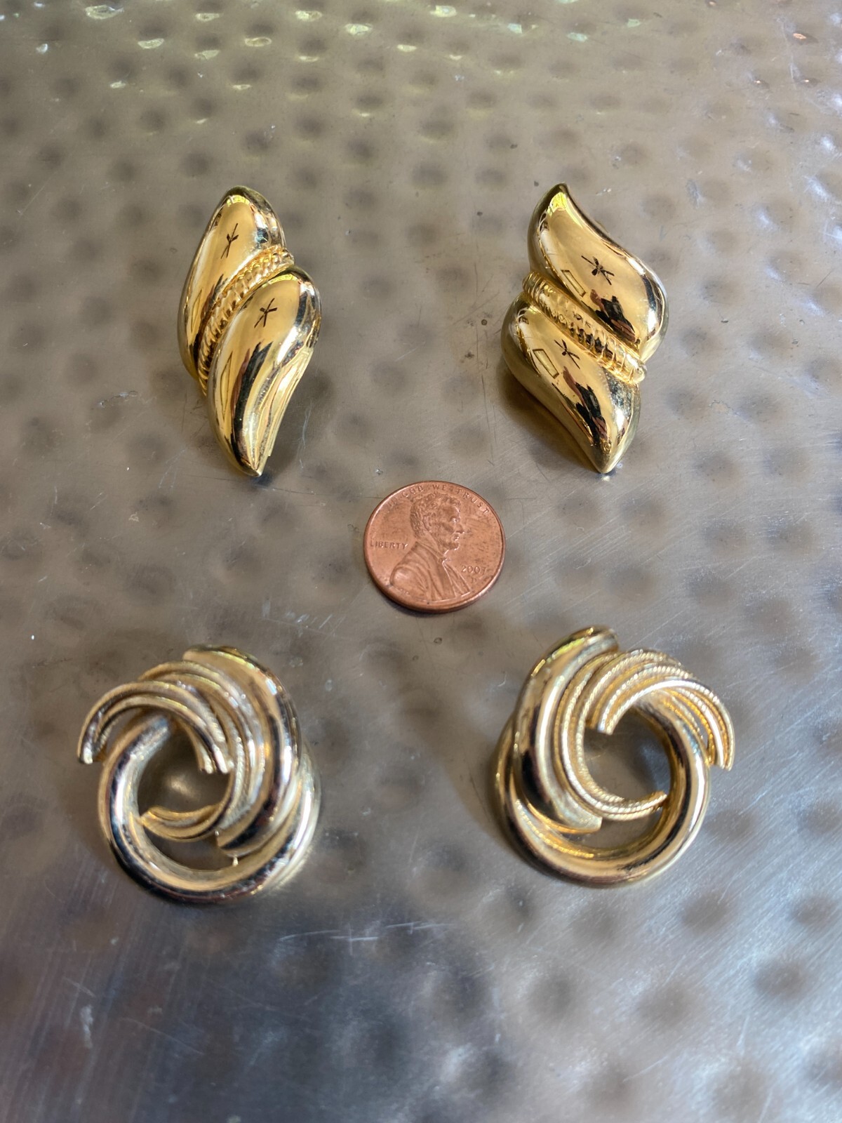Collection of 60’s, 70’s & 80’s Collectible Vintage Earrings (Trifari, Lucite)