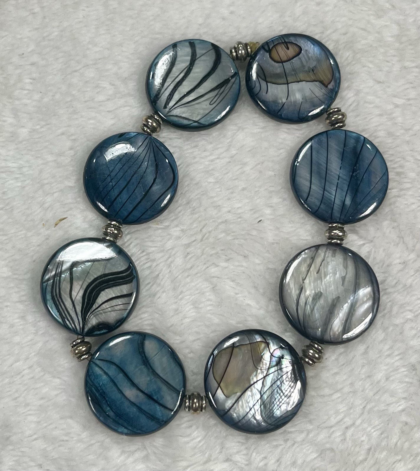 Vintage Costume Jewelry Bracelets (Stretch, Wrap Around, Glass Beads, Stones)