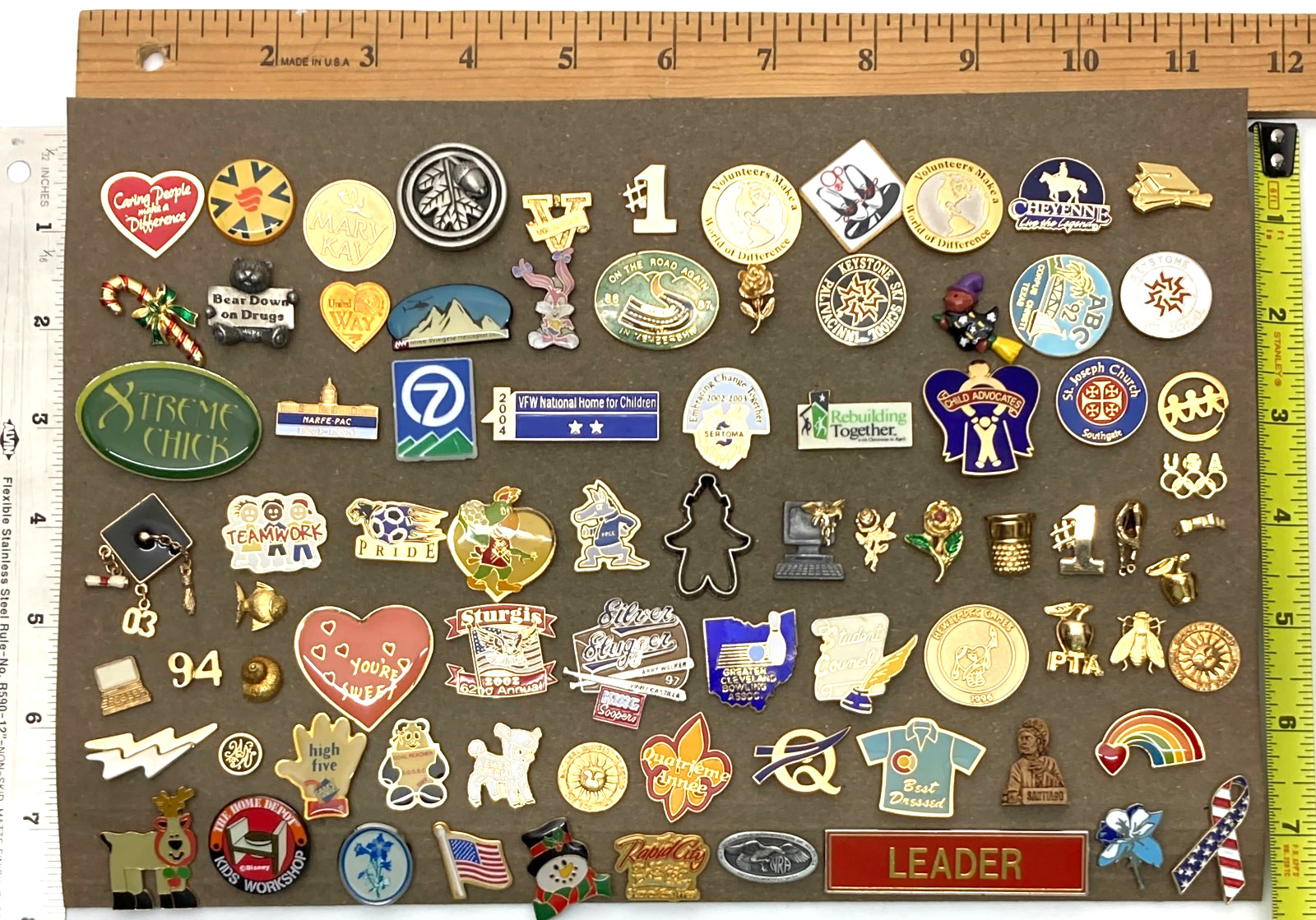 Vintage Different Design and Style Pins Lot of 80