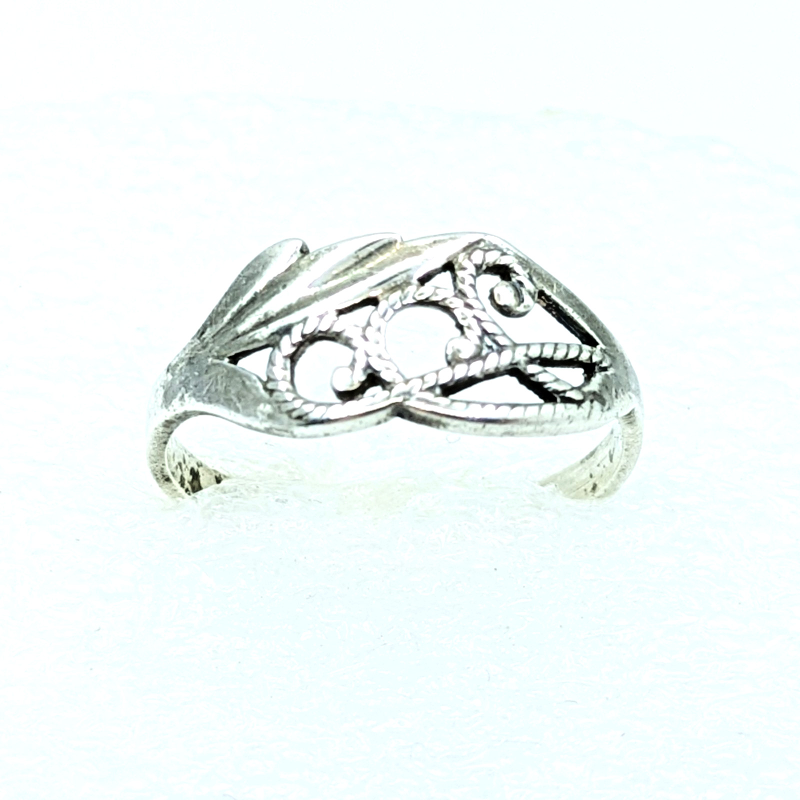 Vintage Elegant Soviet RING Silver⭐925 stamp Star USSR-size: 9US (19mm) | UA #92
