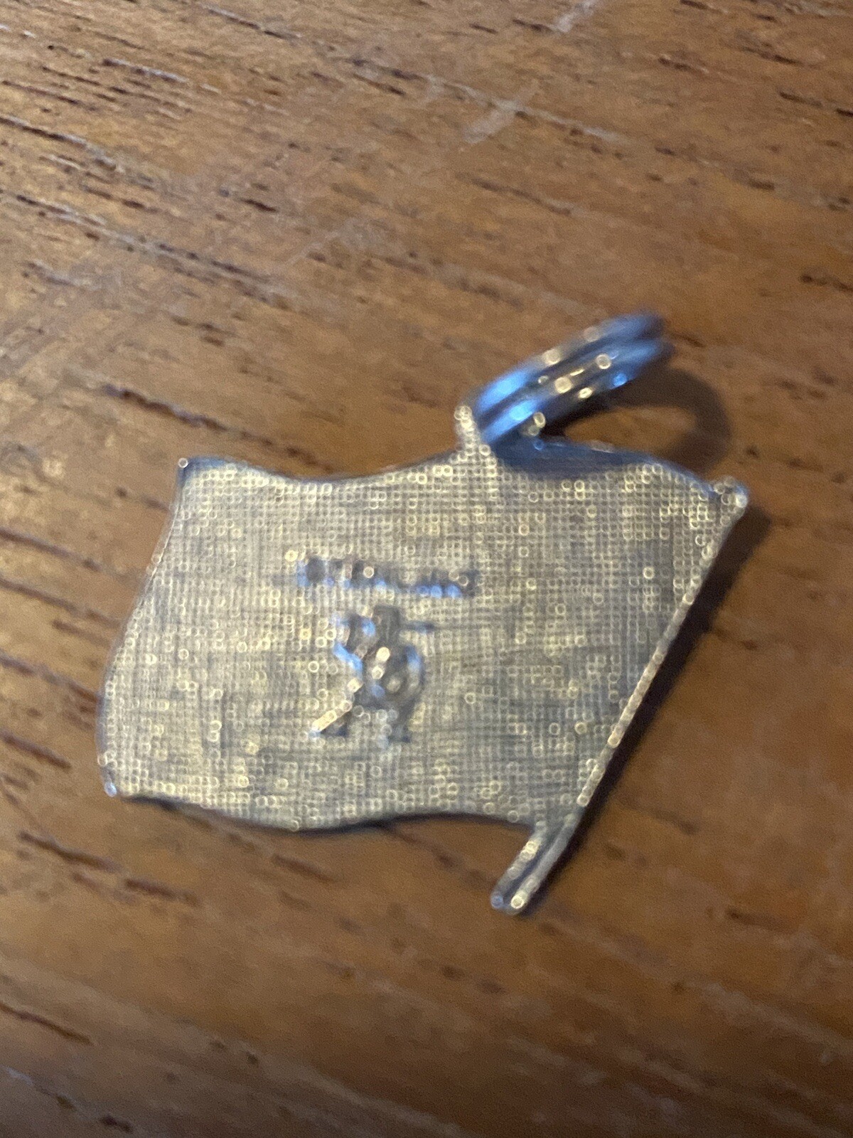 VIntage Sterling Slver & Enamel Charm Canada Flag Souvenir