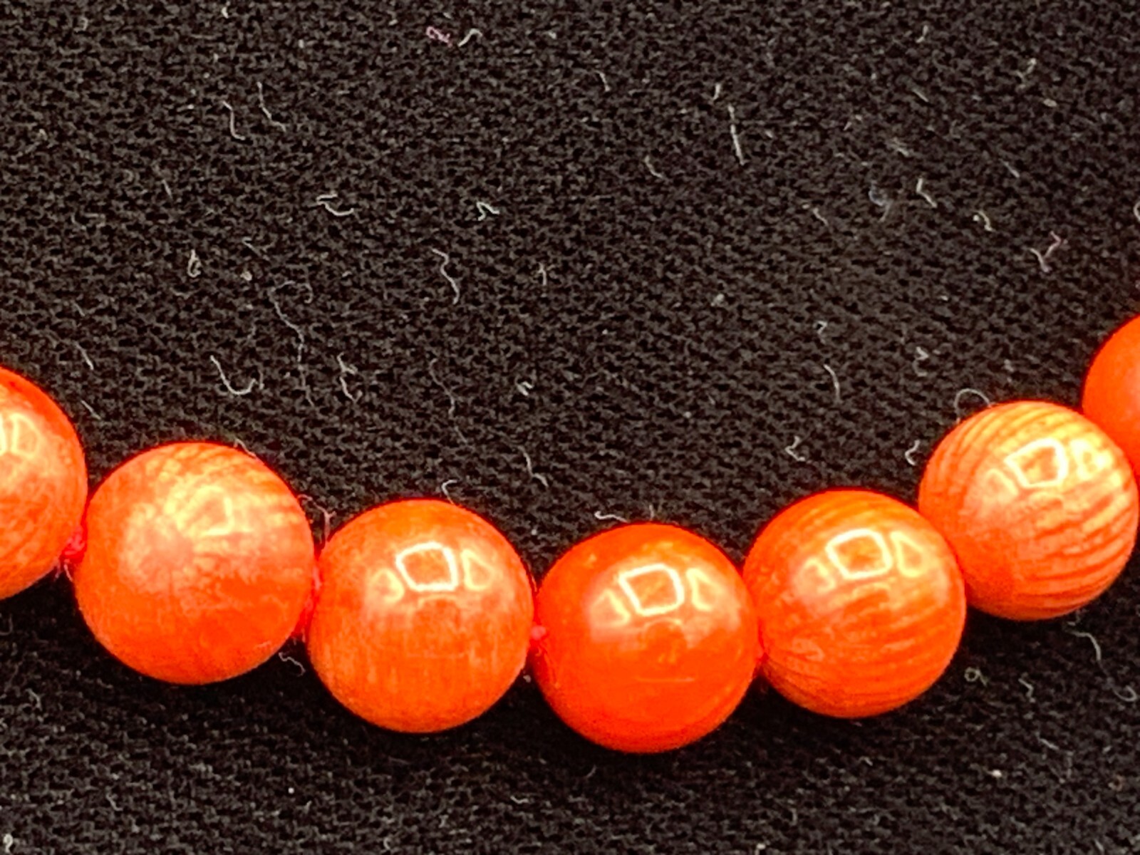 9mm Red Knotted Coral Beads Necklace W/ HB .925 Solid Silver Marcasite Clasp 72g