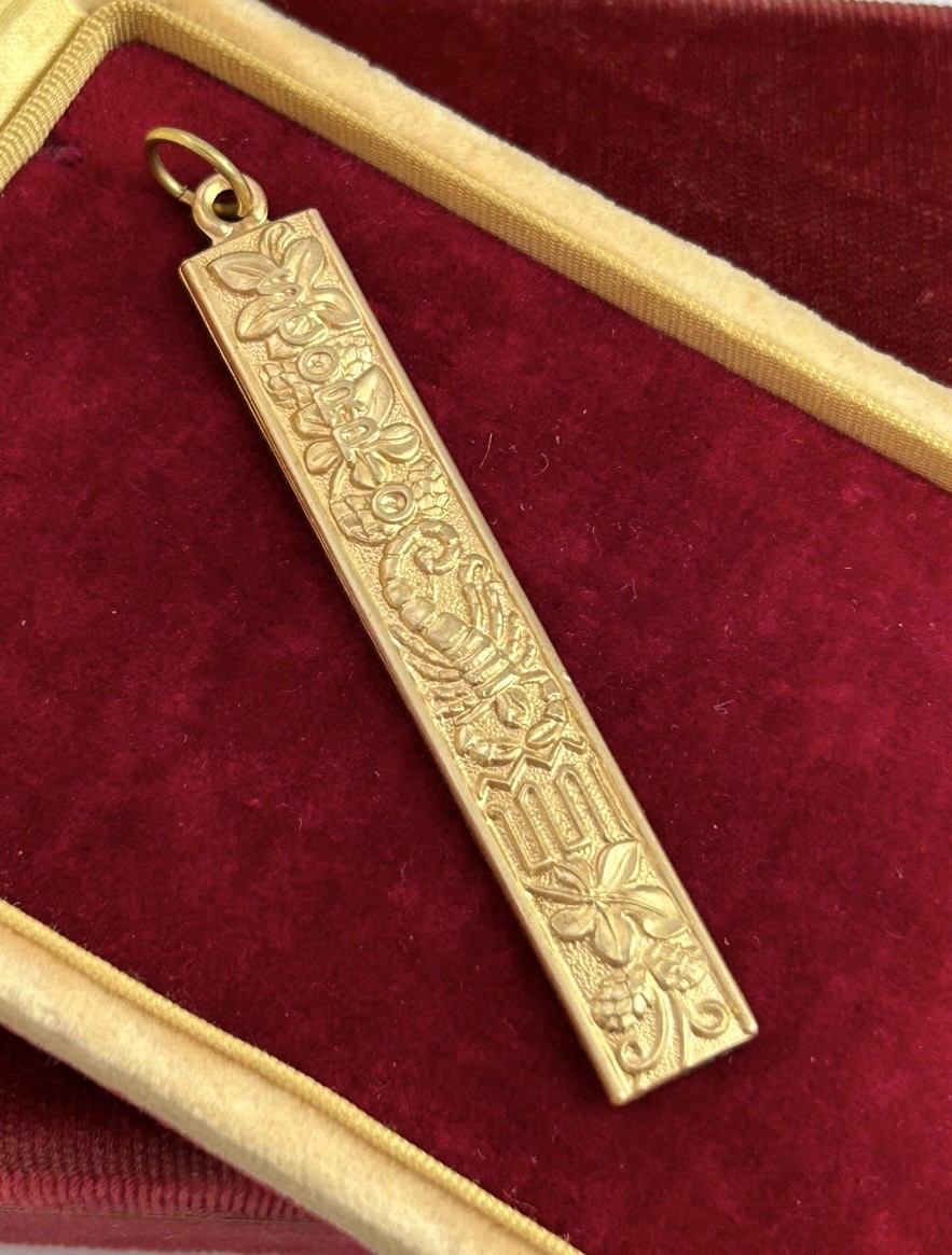 Vintage Scorpio Pendant Scorpion Zodiac Charm Sign Jewelry Vintage Brass