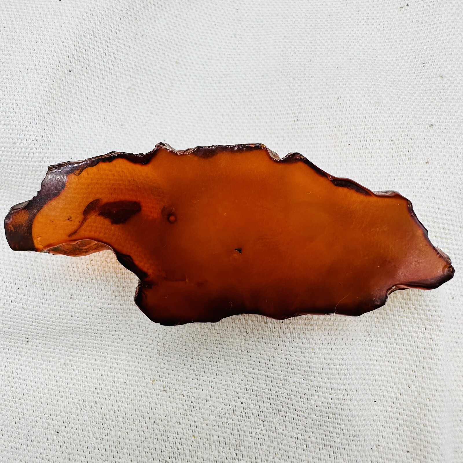 Vintage Genuine Baltic Amber Cognac Brooch USSR 1960s