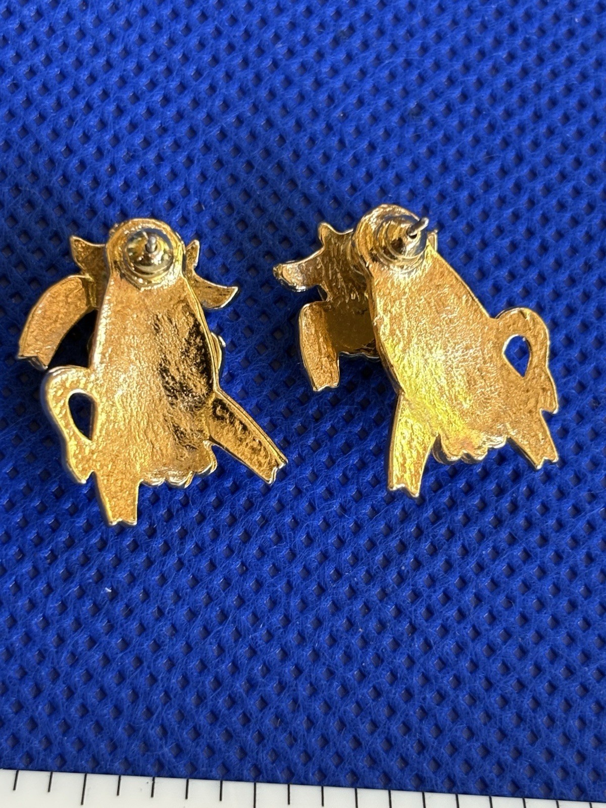 Vintage Moveable Cow Pierced Earrings Cow Lovers Earring Jewelry Farm