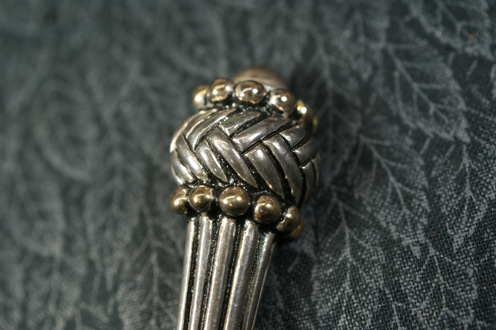BR19 – Costume Jewelry, Vintage Brooch, Torch, 2 3/4 X 3/4 inches