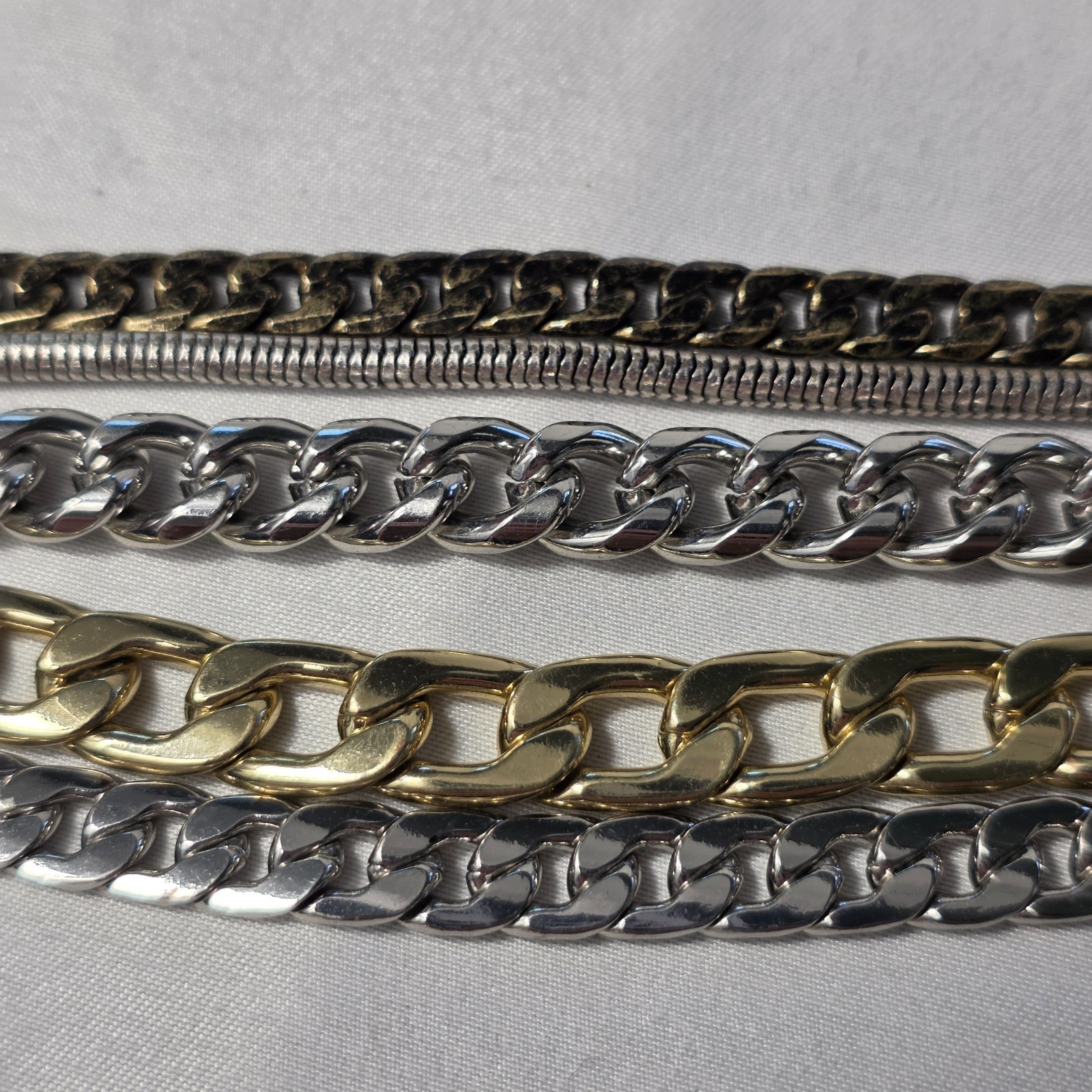 Jenny Bird Austin Multi-Strand Cuff Bracelet Mixed Metals & Chain Styles