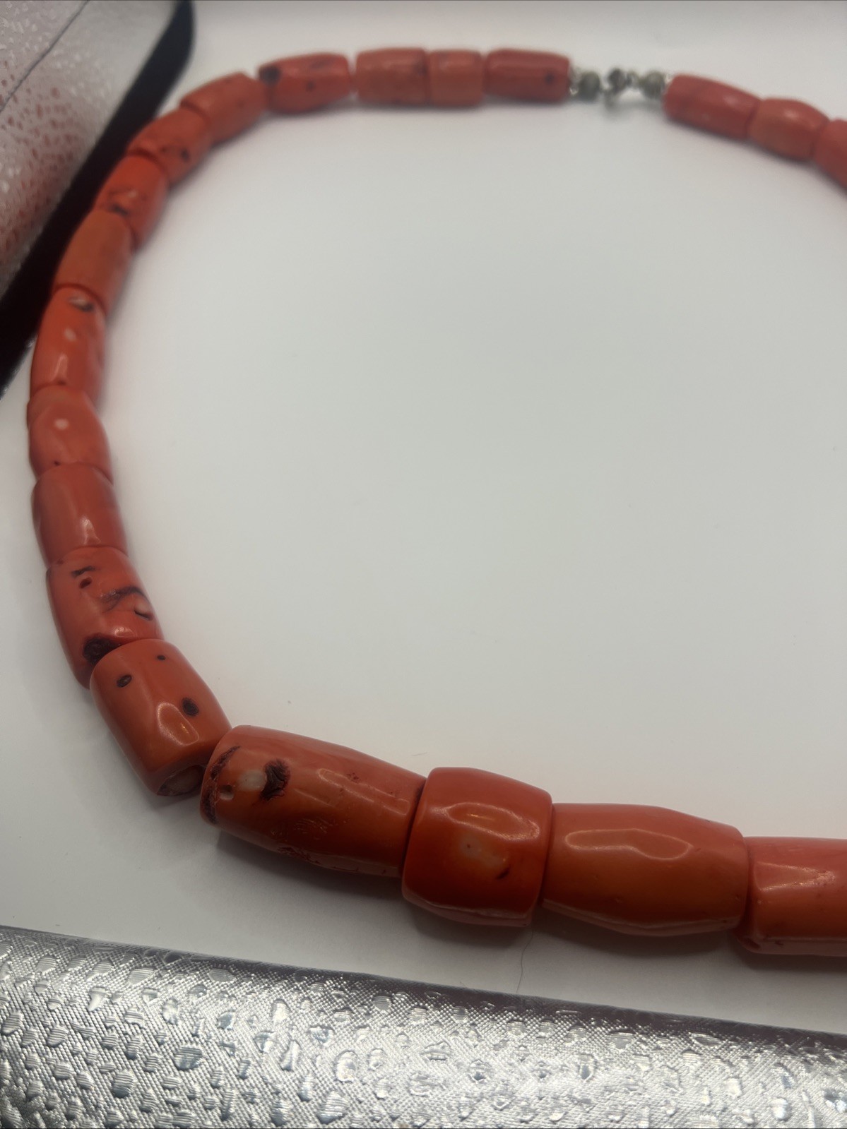 Mediterranean Red Coral Necklace,Moroccan Coral Necklace,Natural 350g